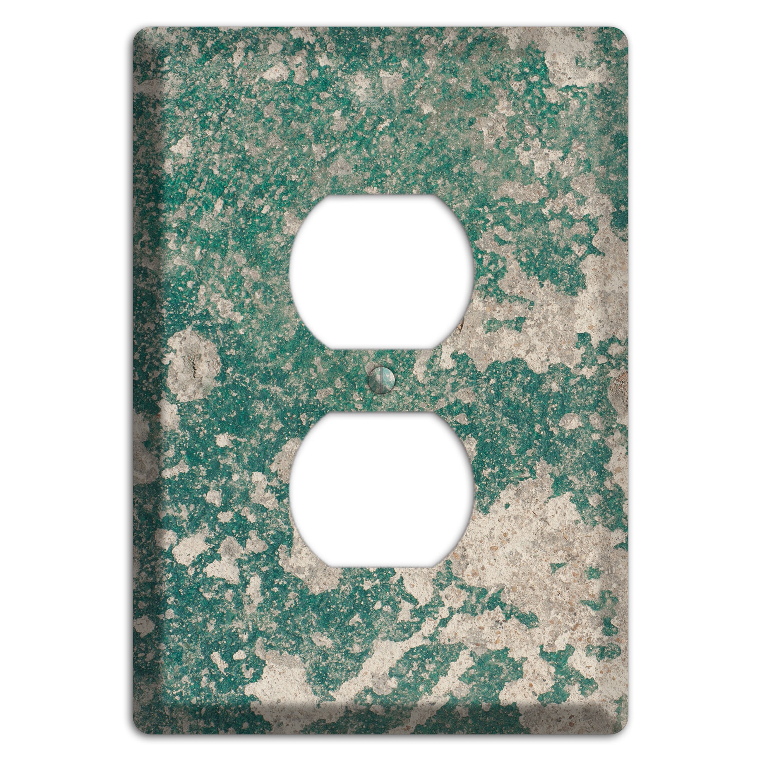 Verde Concrete Duplex Outlet Wallplate