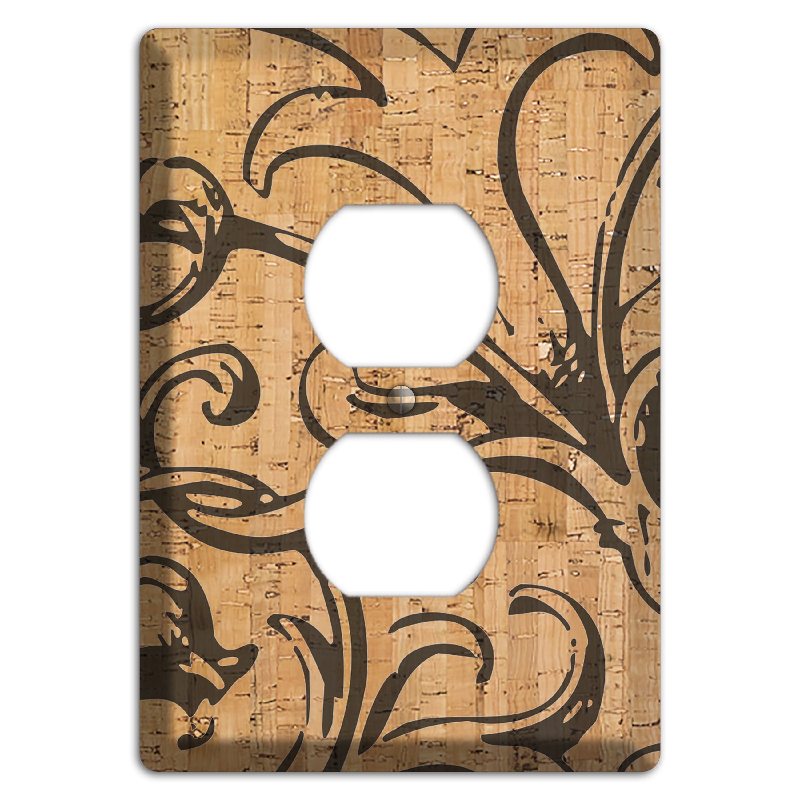 Victorian Cork Duplex Outlet Wallplate