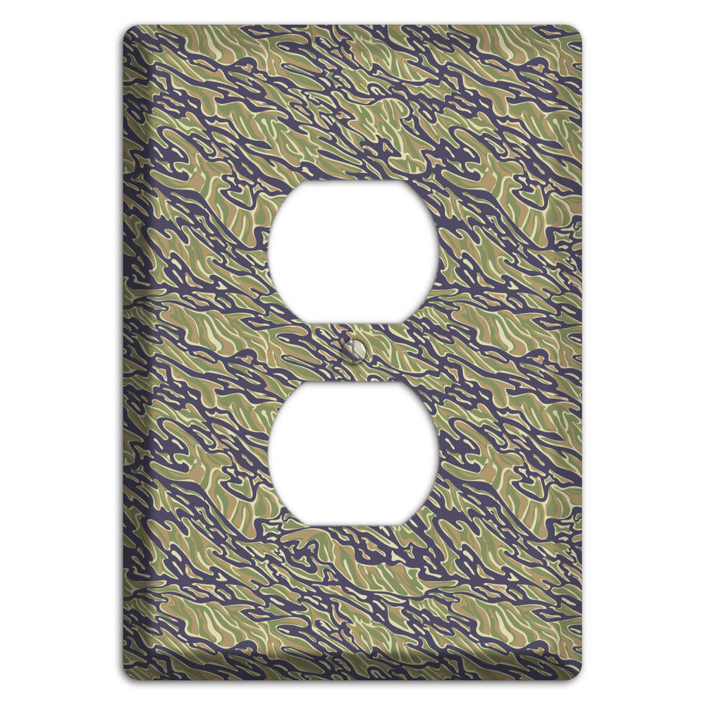 Vietnam Tiger 2 Camo Duplex Outlet Wallplate