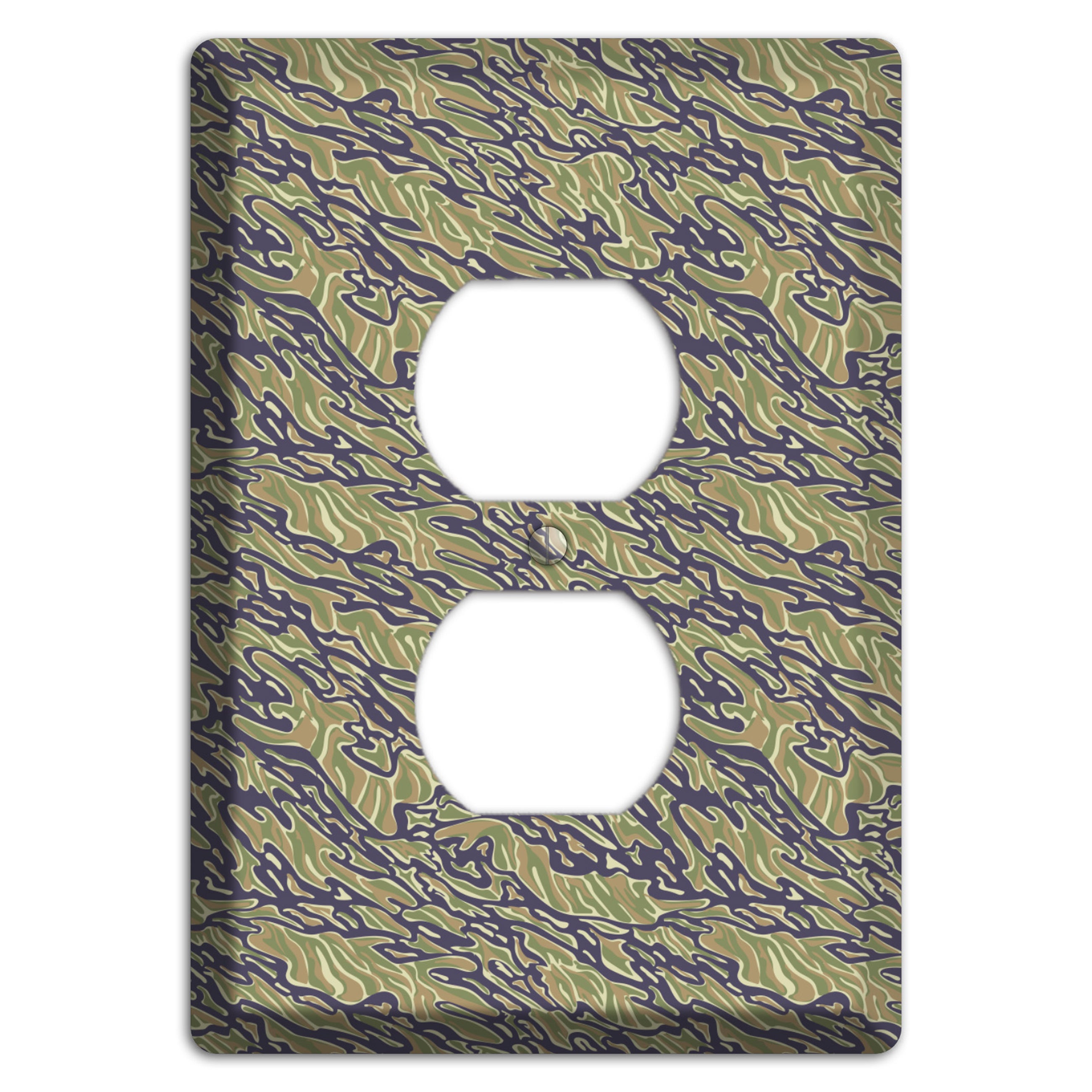 Vietnam Tiger 2 Camo Duplex Outlet Wallplate