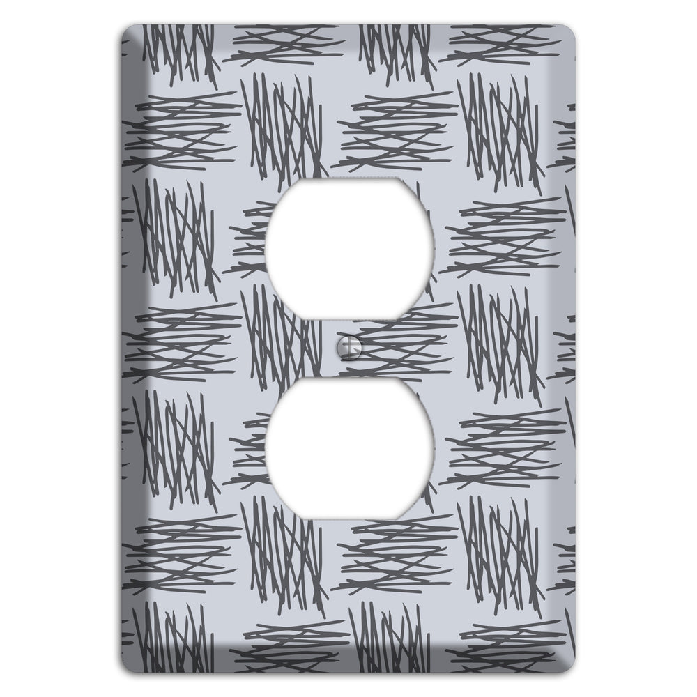 Abstract 10 Duplex Outlet Wallplate