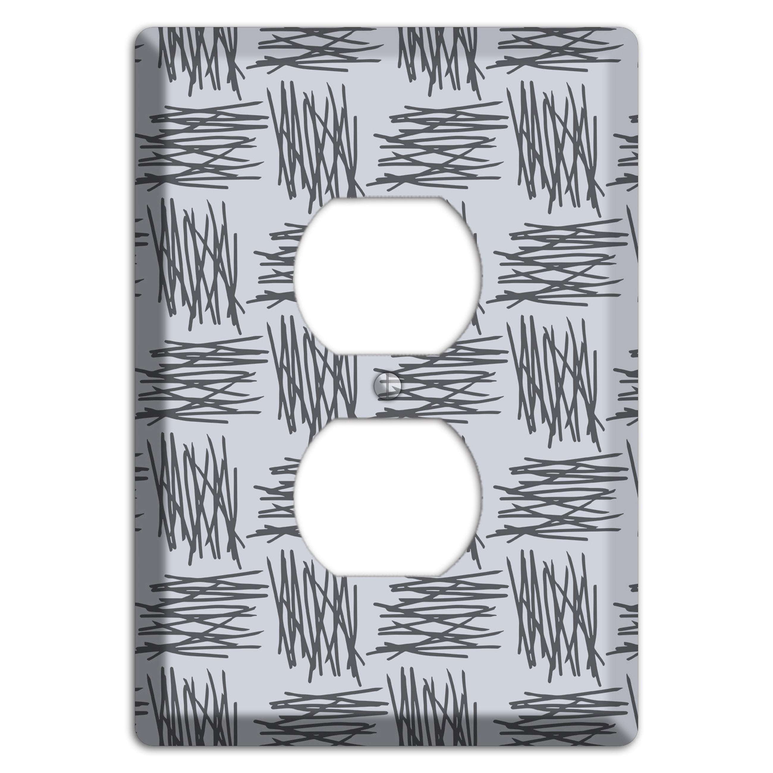 Abstract 10 Duplex Outlet Wallplate