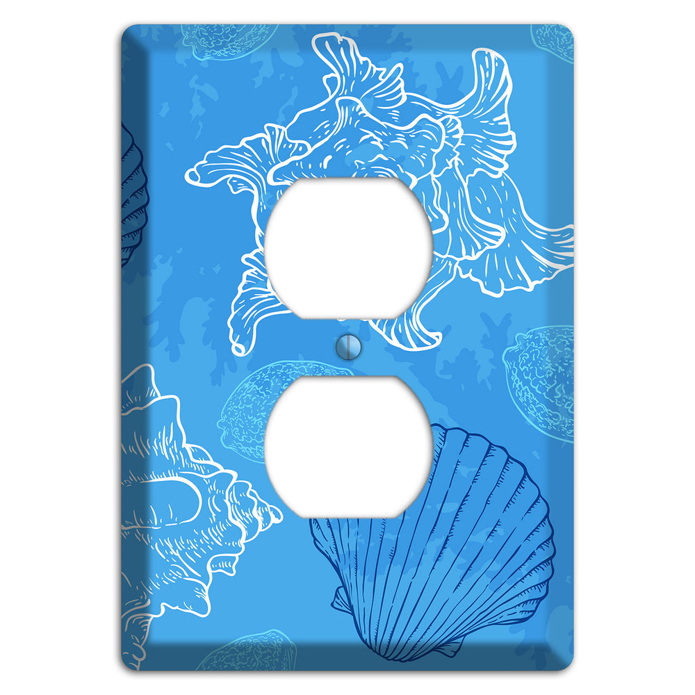 Shells 3 Duplex Outlet Wallplate