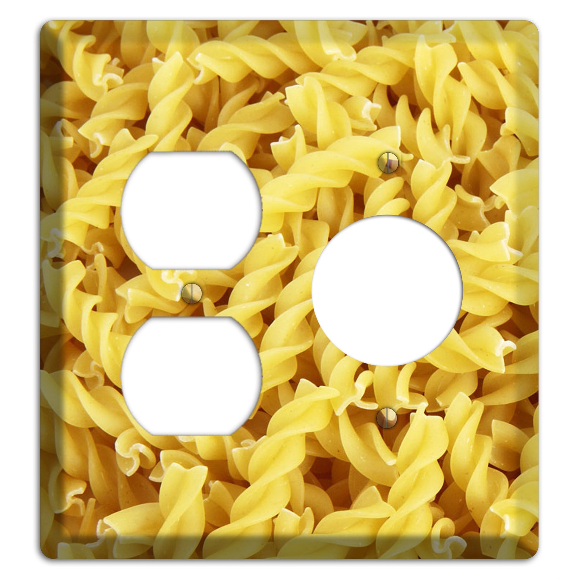 Fusilli Duplex / Receptacle Wallplate