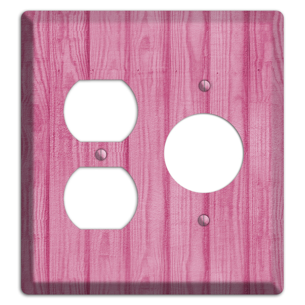 Can Can Pink Texture Duplex / Receptacle Wallplate