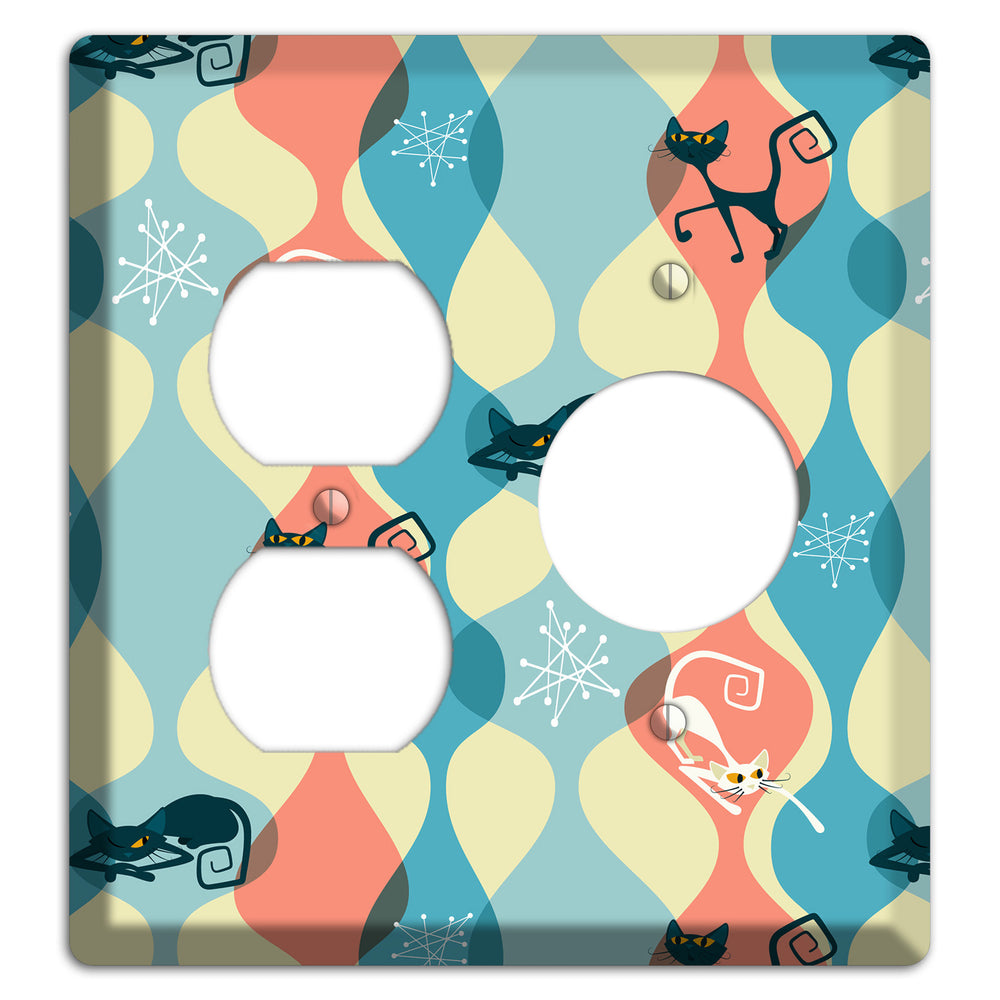 Atomic Kitty Duplex / Receptacle Wallplate
