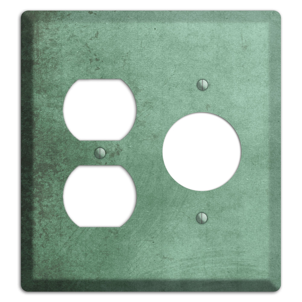 Bay Leaf Vintage Grunge Duplex / Receptacle Wallplate