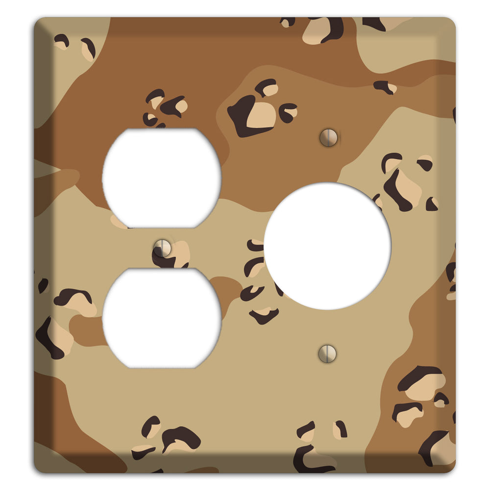 Desert Camo Duplex / Receptacle Wallplate