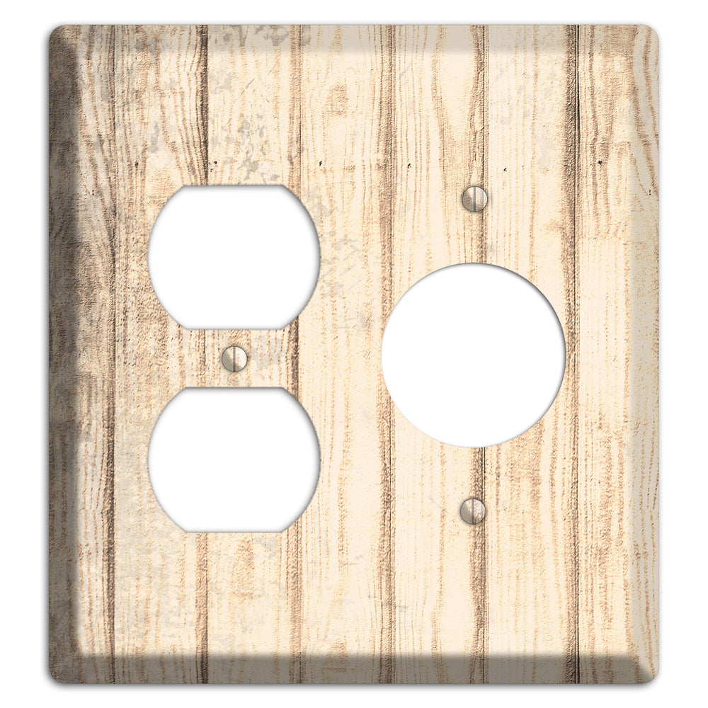 Sidecar Weathered Wood Duplex / Receptacle Wallplate
