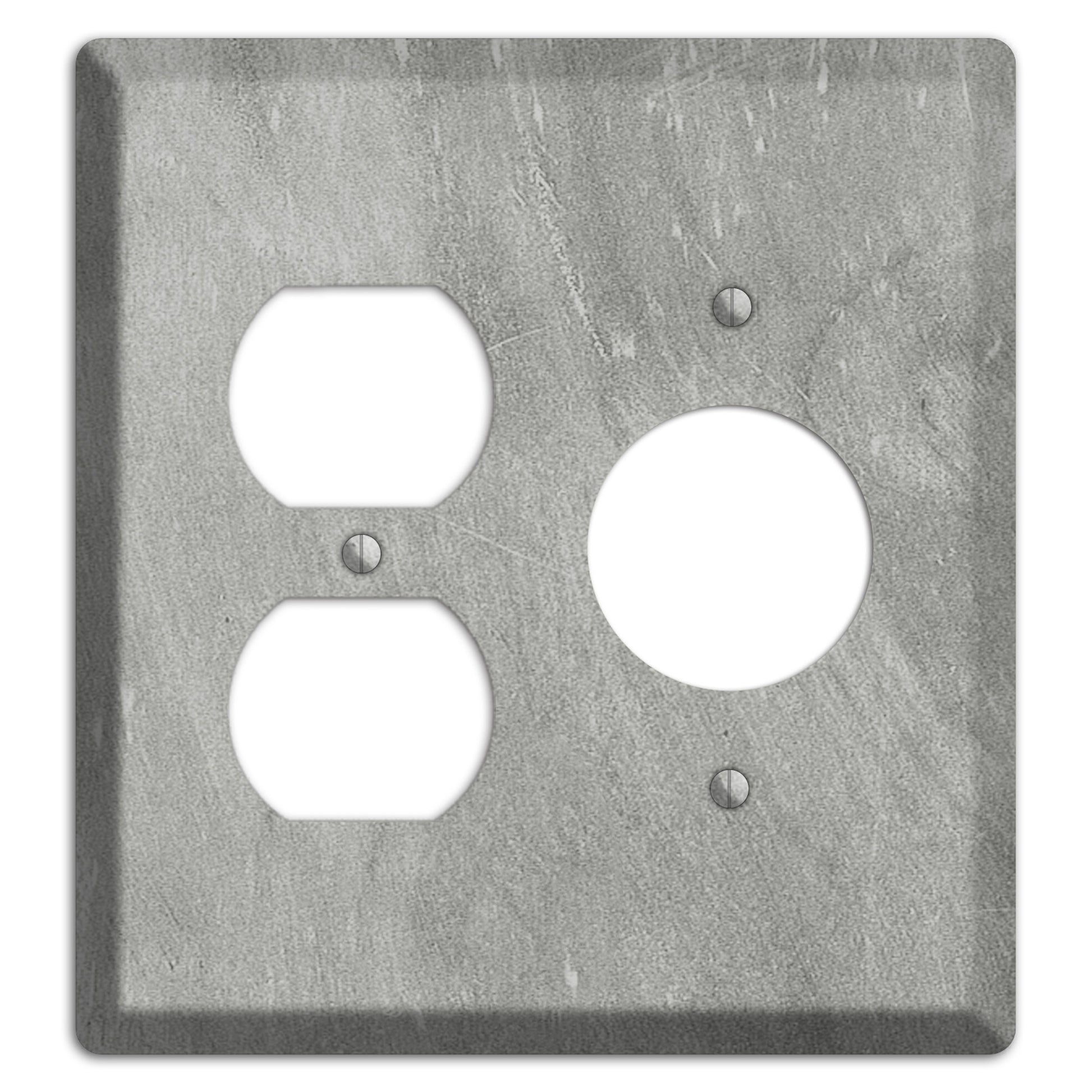 Chalk Grey Duplex / Receptacle Wallplate