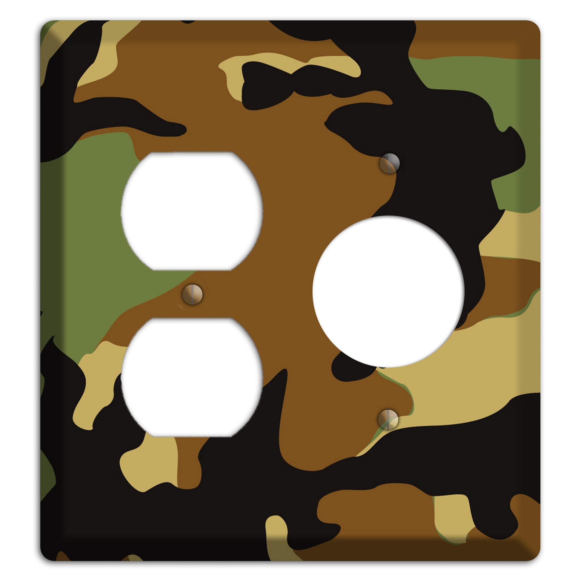 Camoflauge Duplex / Receptacle Wallplate
