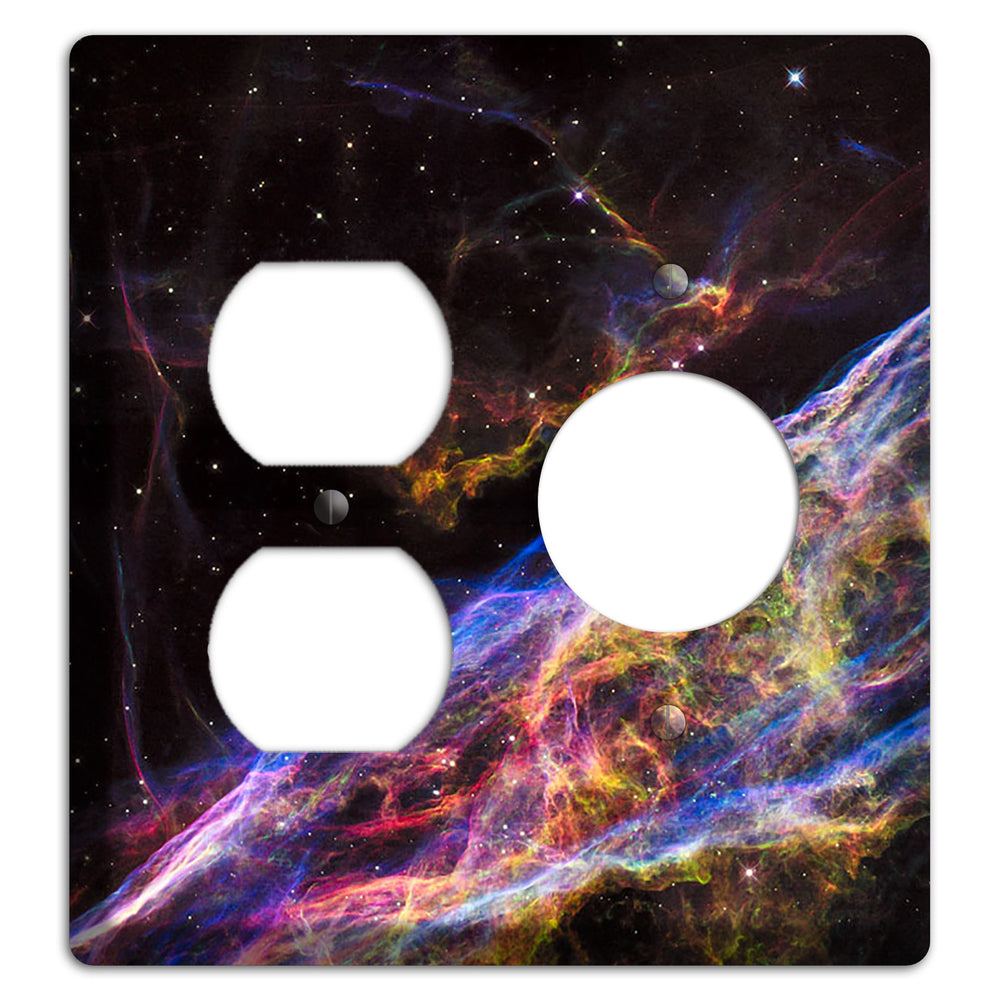 Veil Nebula Duplex / Receptacle Wallplate