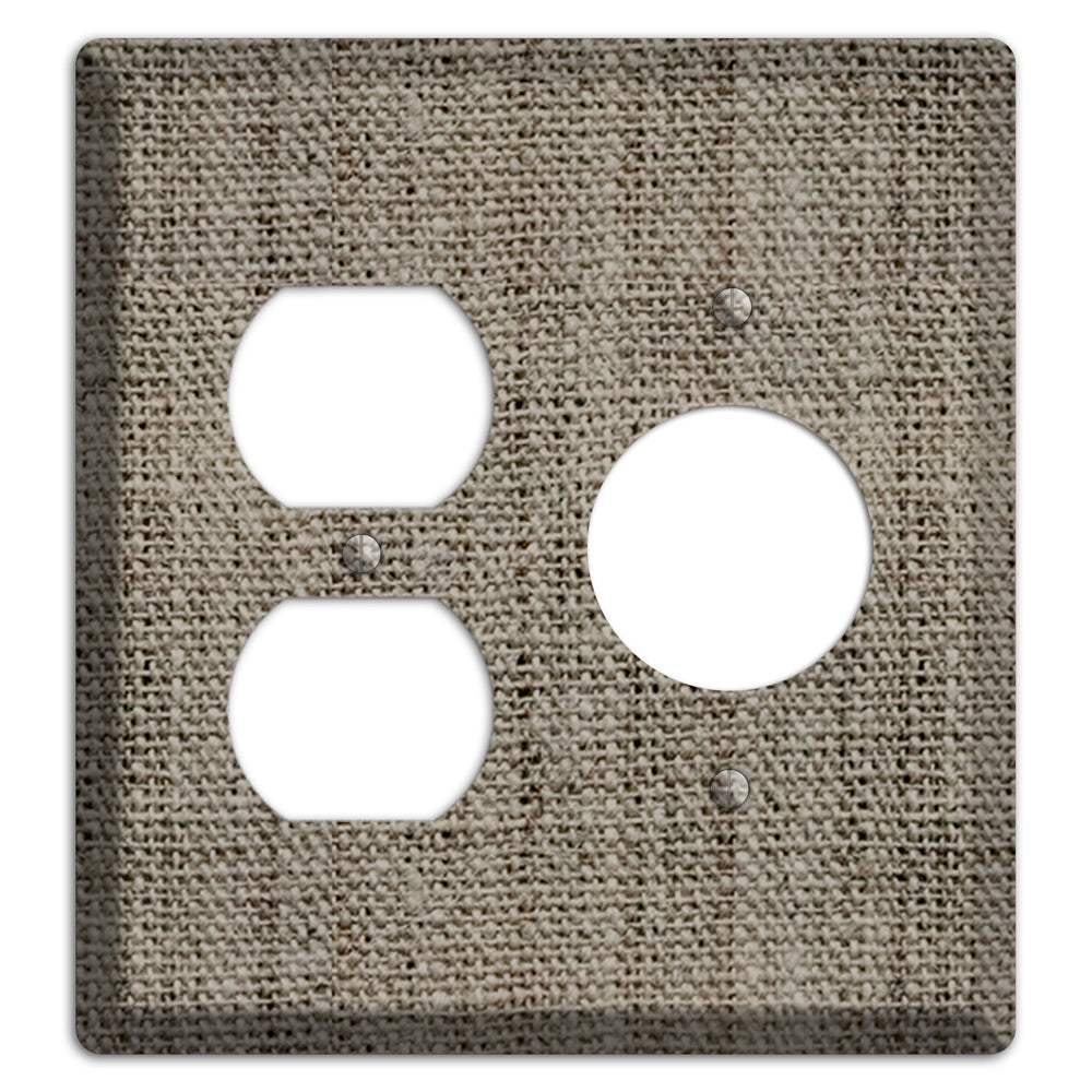Makara Burlap Duplex / Receptacle Wallplate
