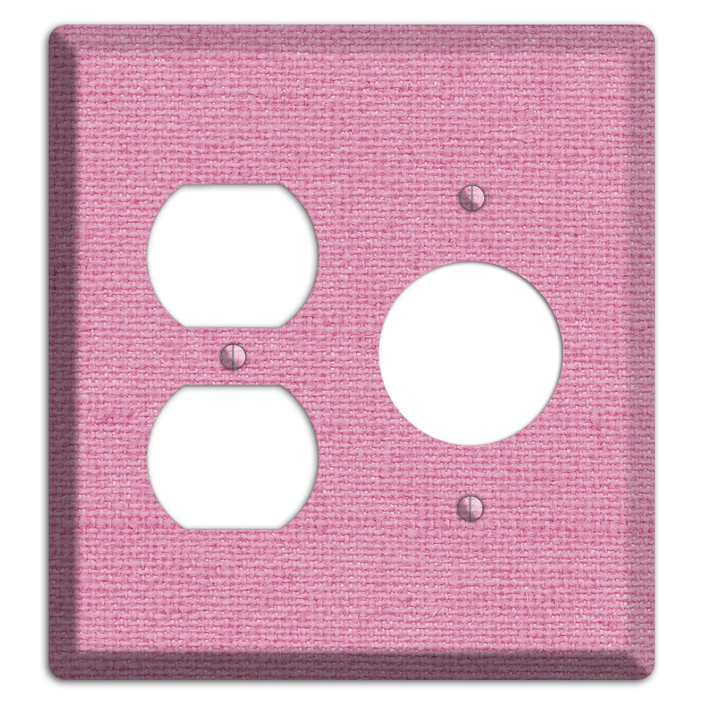 Gamboge Pink Texture Duplex / Receptacle Wallplate