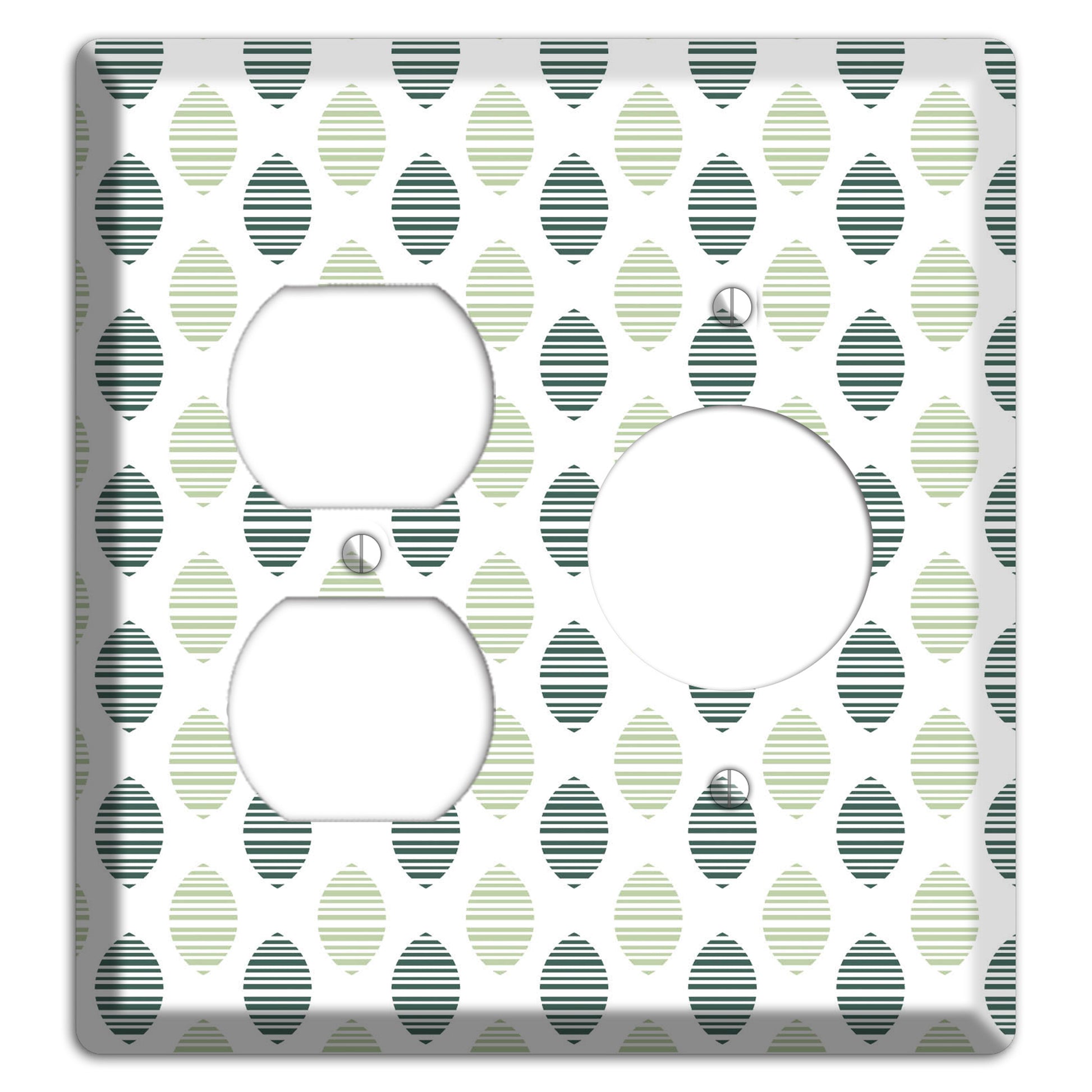 Leaves Style A Duplex / Receptacle Wallplate