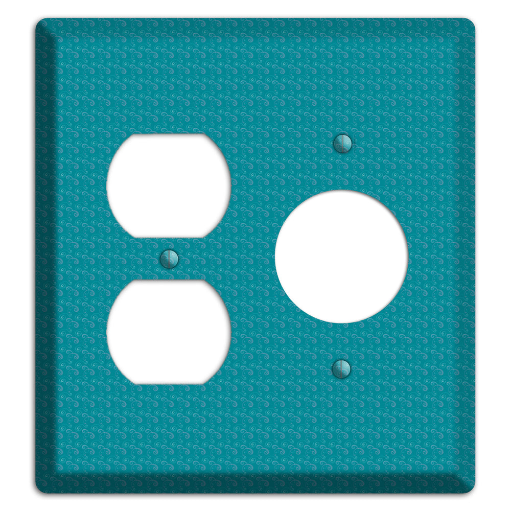 Jade Swirls Duplex / Receptacle Wallplate