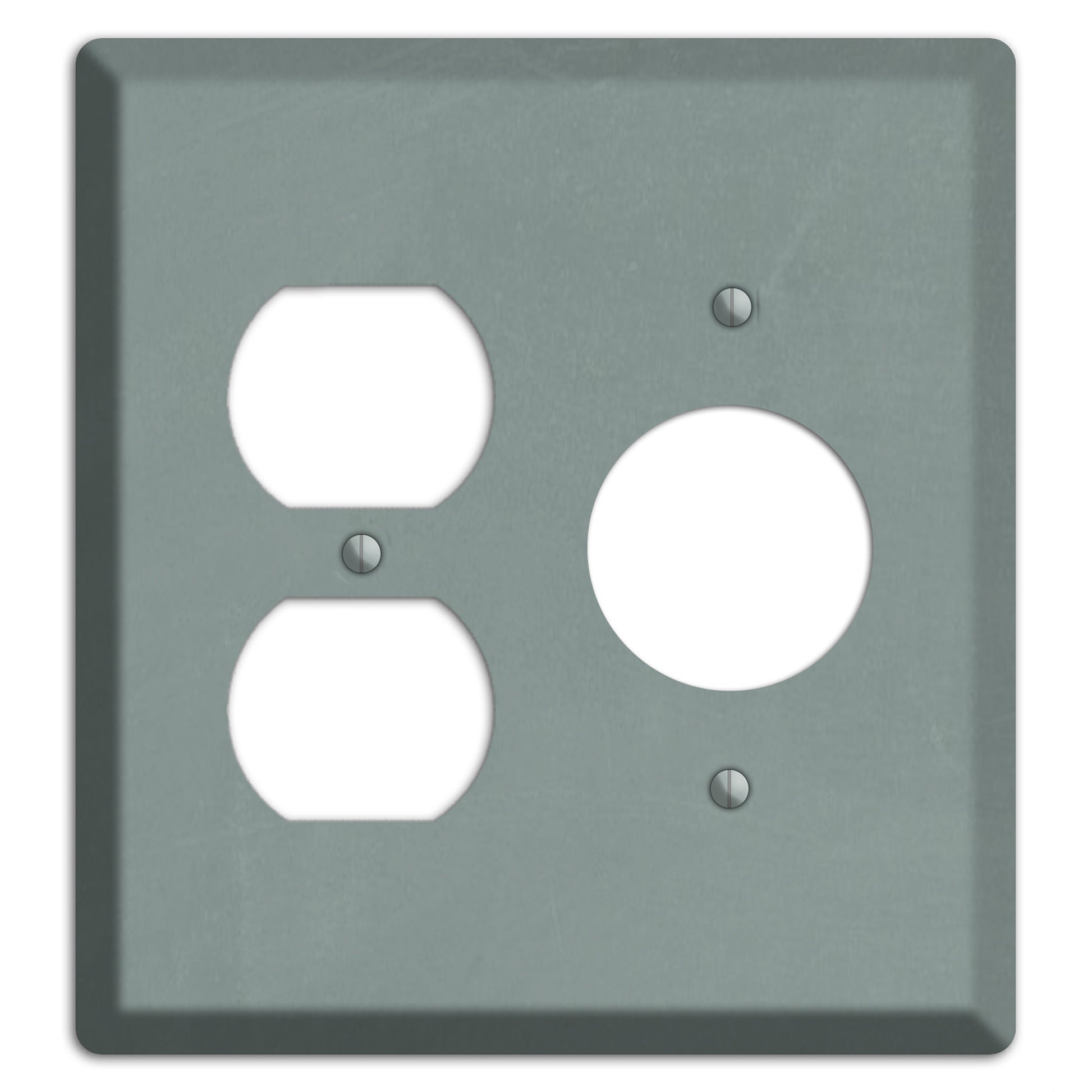 Chalk Faded Gree Duplex / Receptacle Wallplate