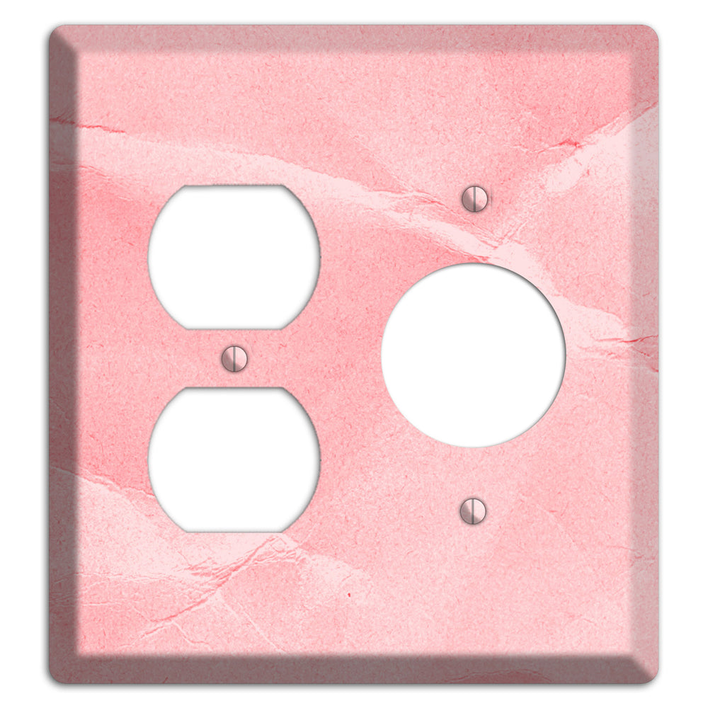 Pink Soft Coral Duplex / Receptacle Wallplate