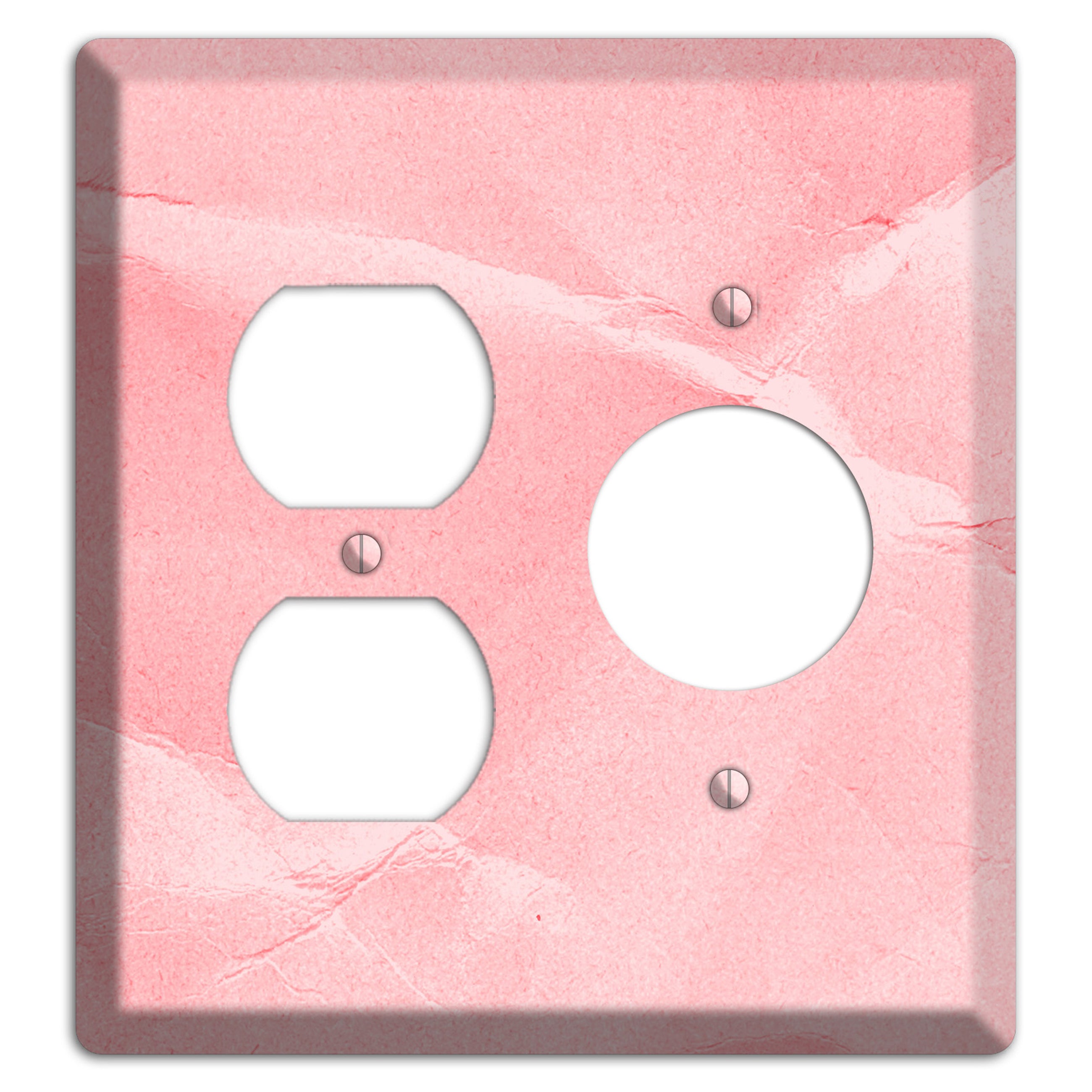 Pink Soft Coral Duplex / Receptacle Wallplate