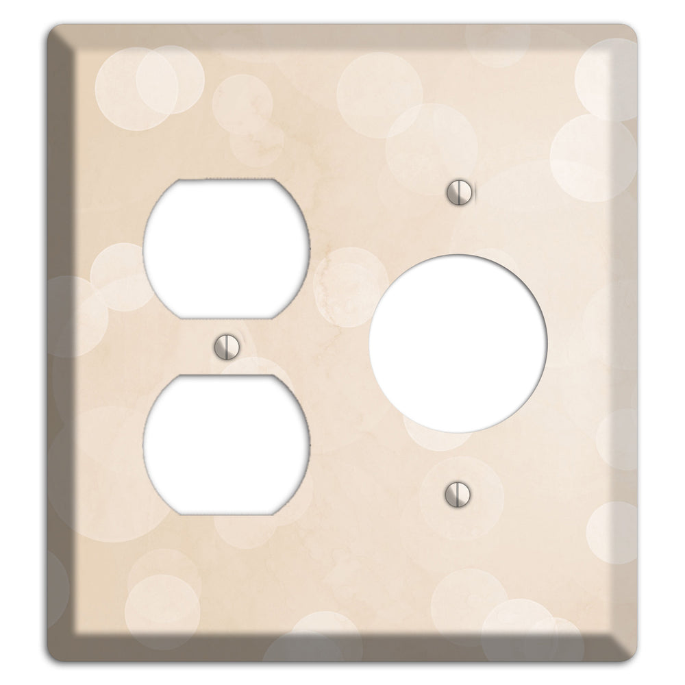 Parchment Neutral Texture Duplex / Receptacle Wallplate