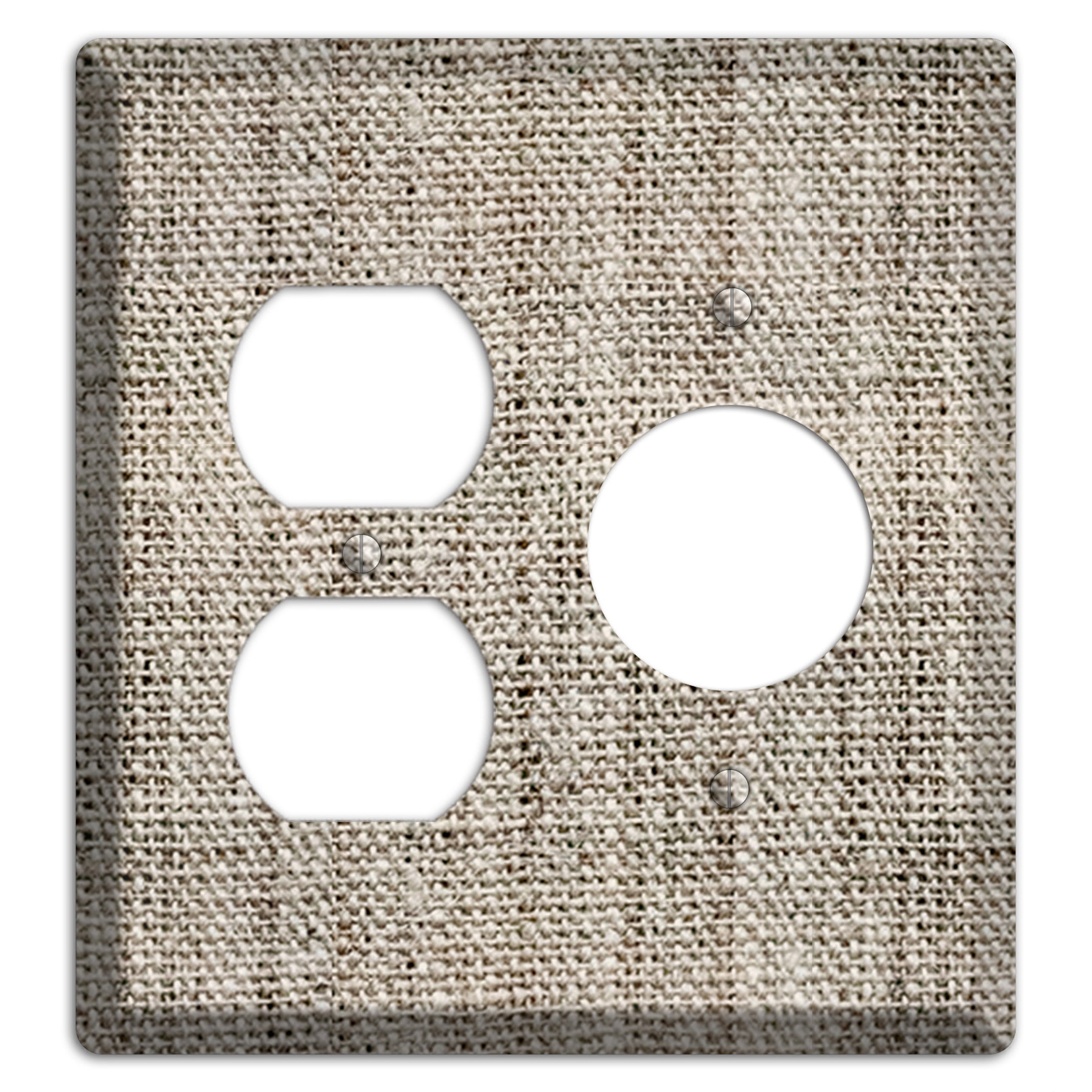 Niagara Burlap Duplex / Receptacle Wallplate
