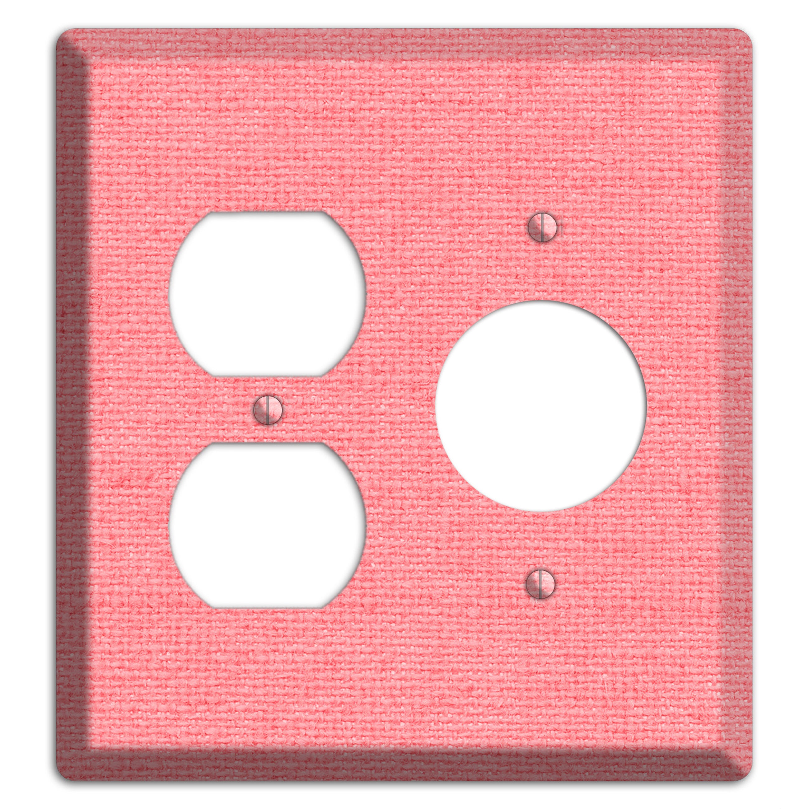 Sweet Pink Soft Coral Duplex / Receptacle Wallplate