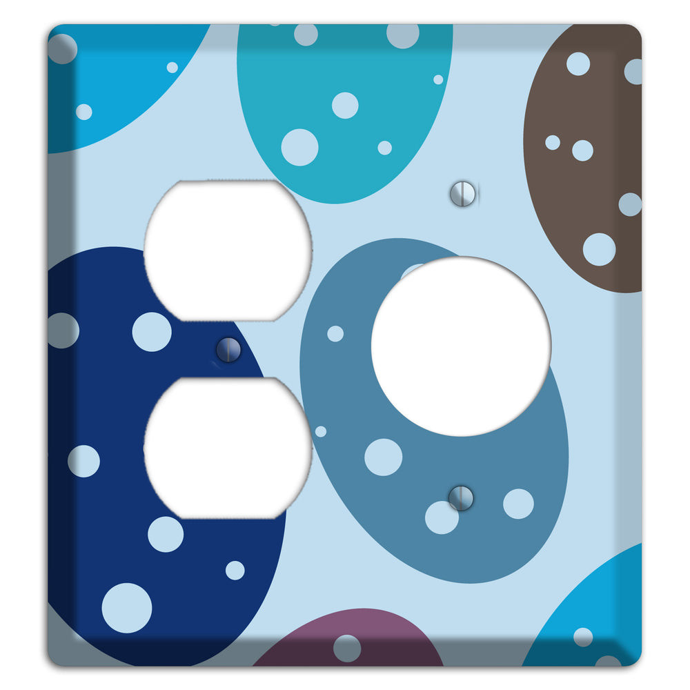 Blue Eggs Duplex / Receptacle Wallplate