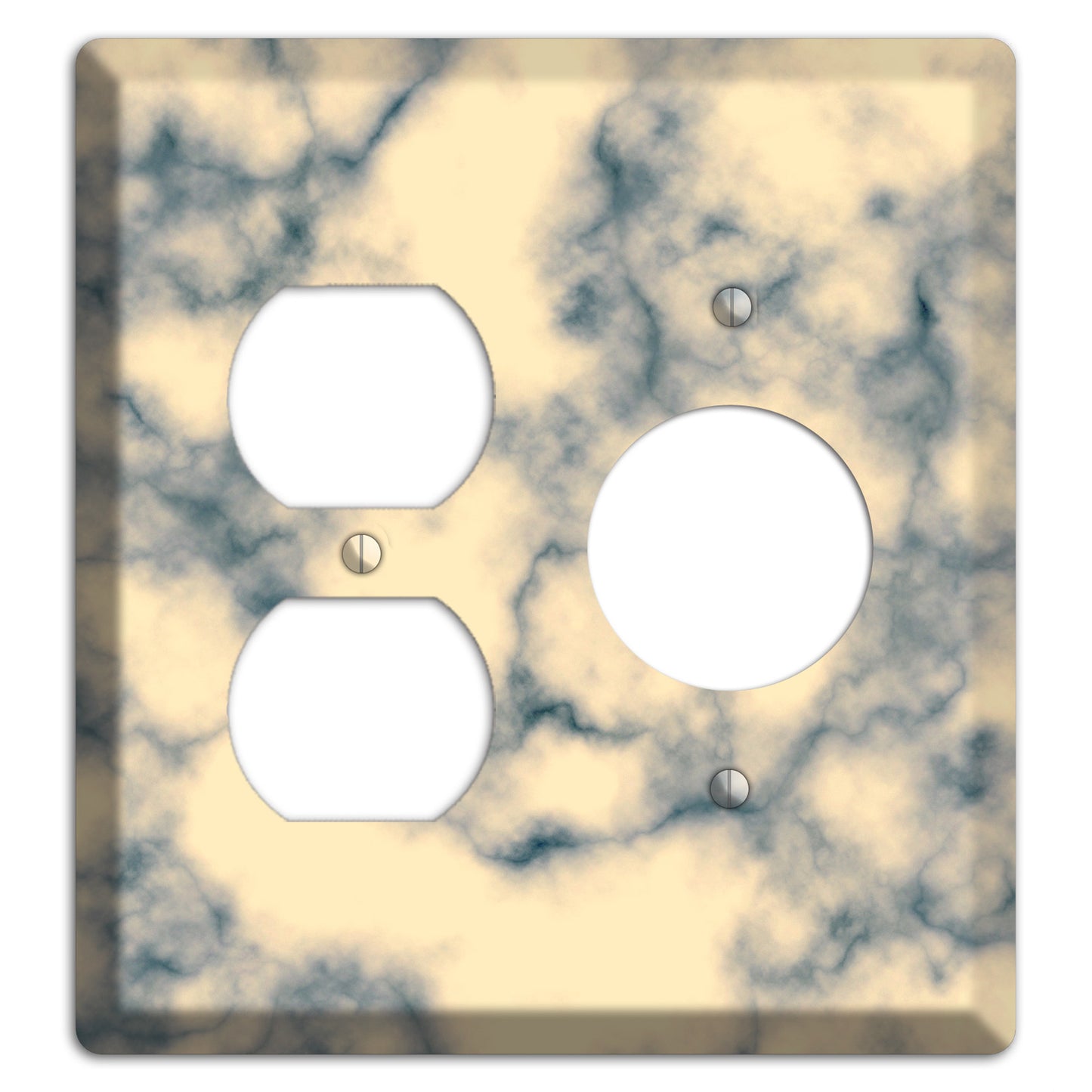 Mantle Marble Duplex / Receptacle Wallplate