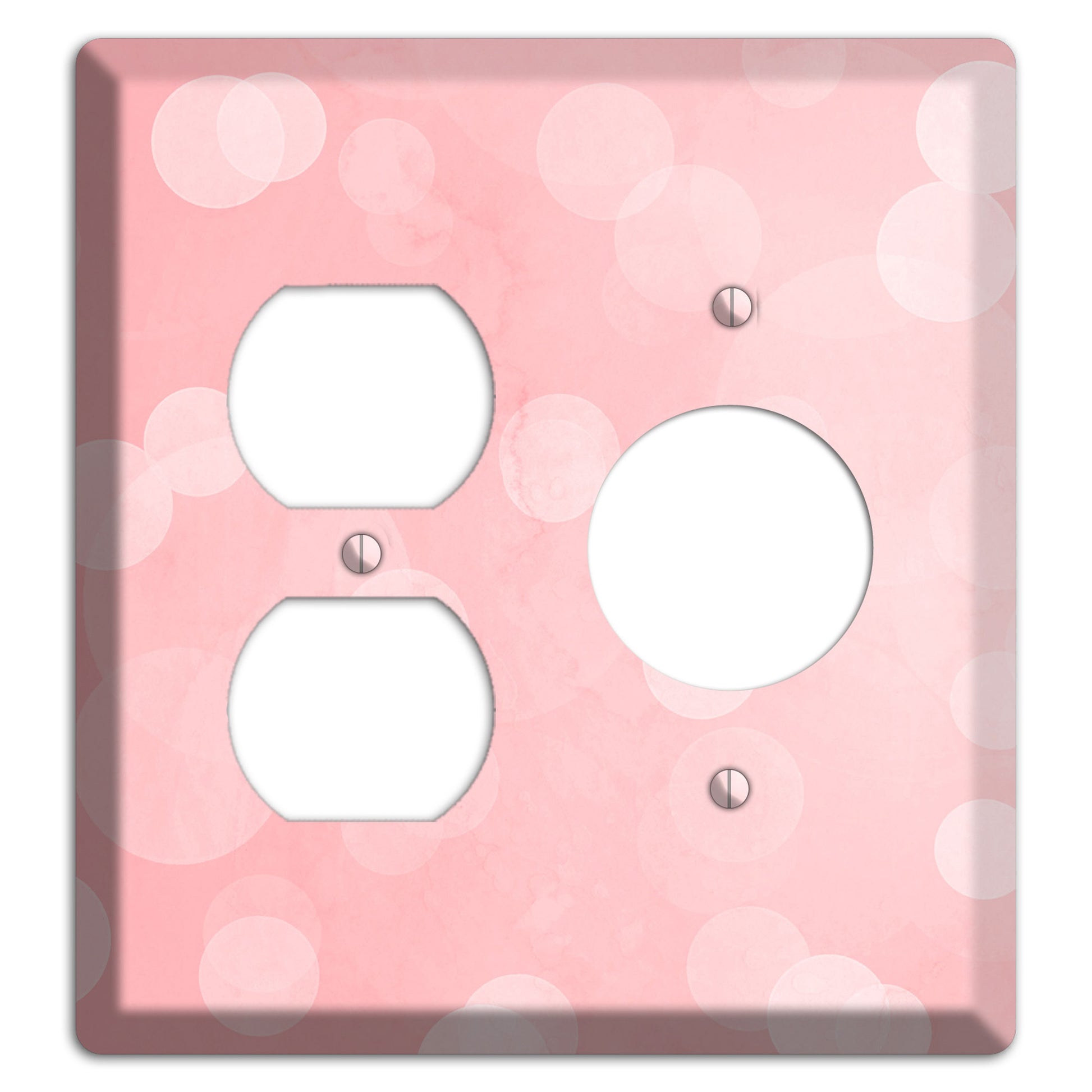 Supernova Soft Coral Duplex / Receptacle Wallplate