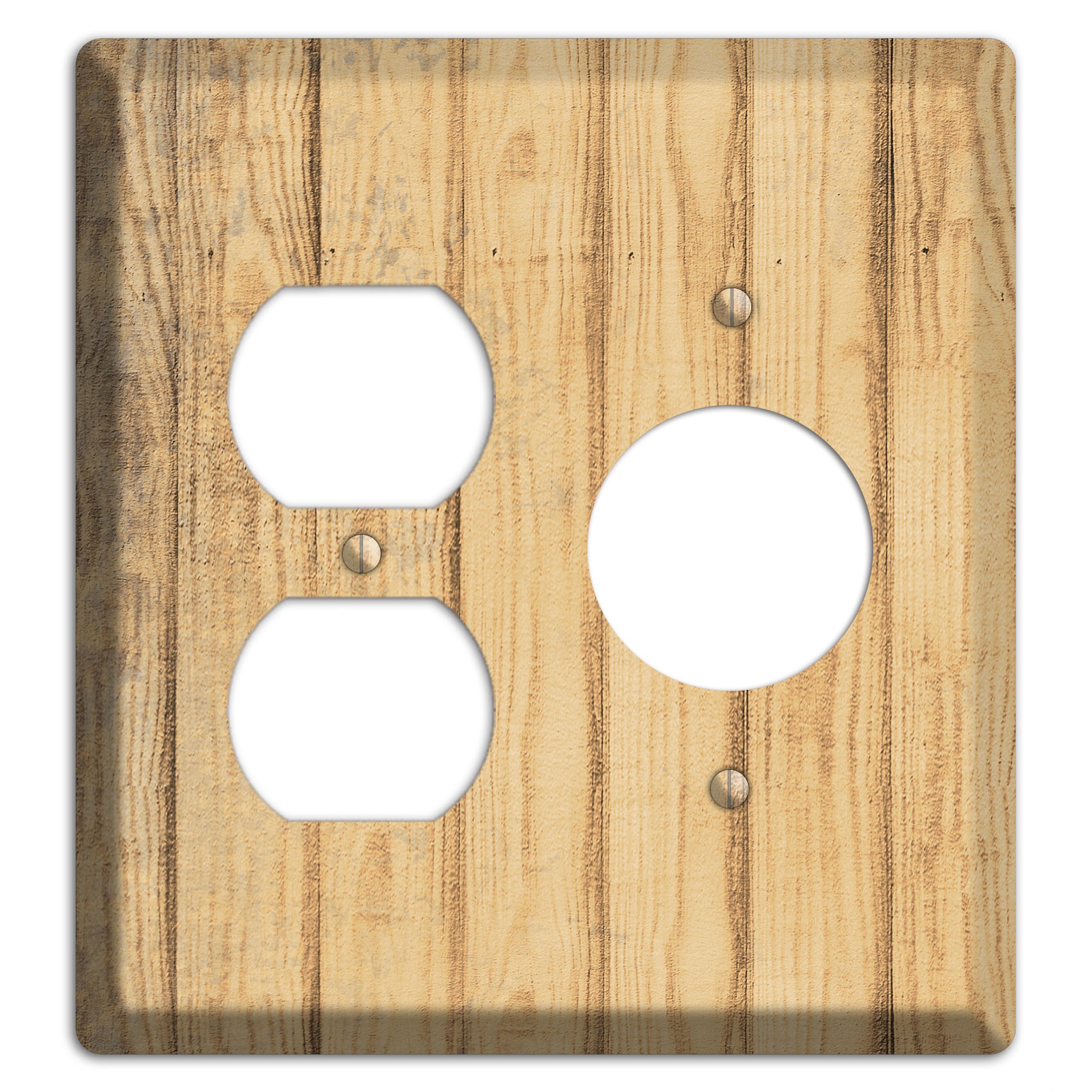 Twine Weathered Wood Duplex / Receptacle Wallplate