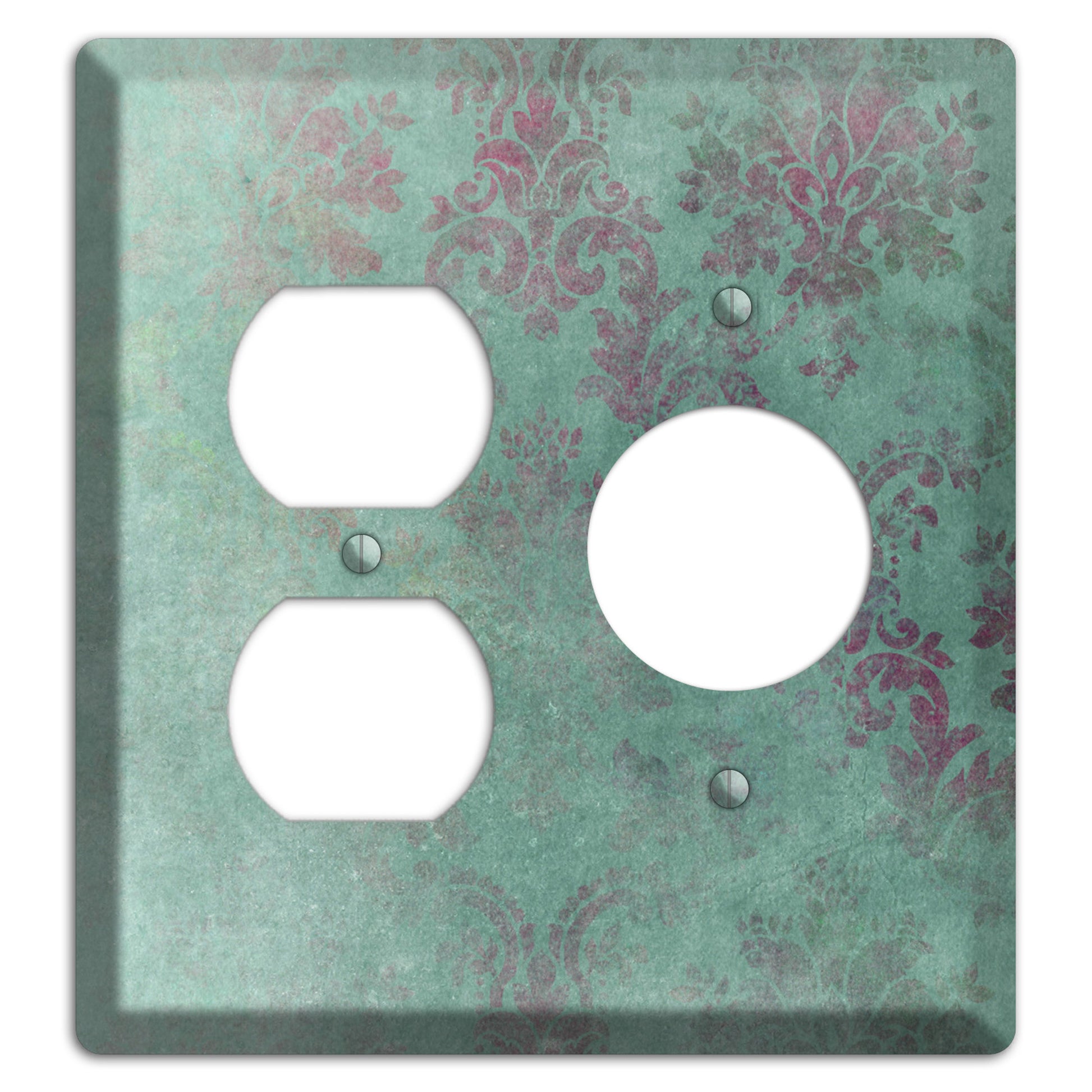 Corduroy Whimsical Damask Duplex / Receptacle Wallplate
