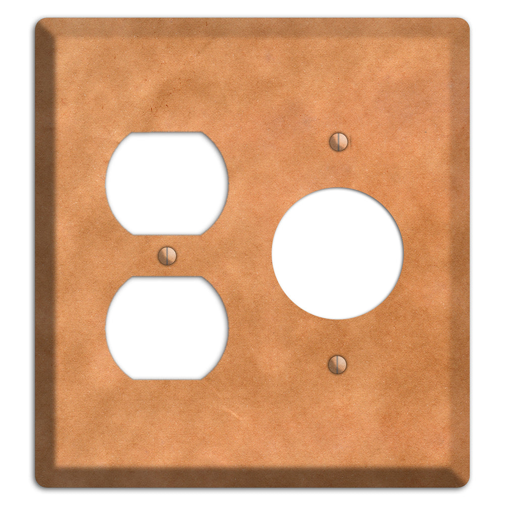 Aged Paper 8 Duplex / Receptacle Wallplate