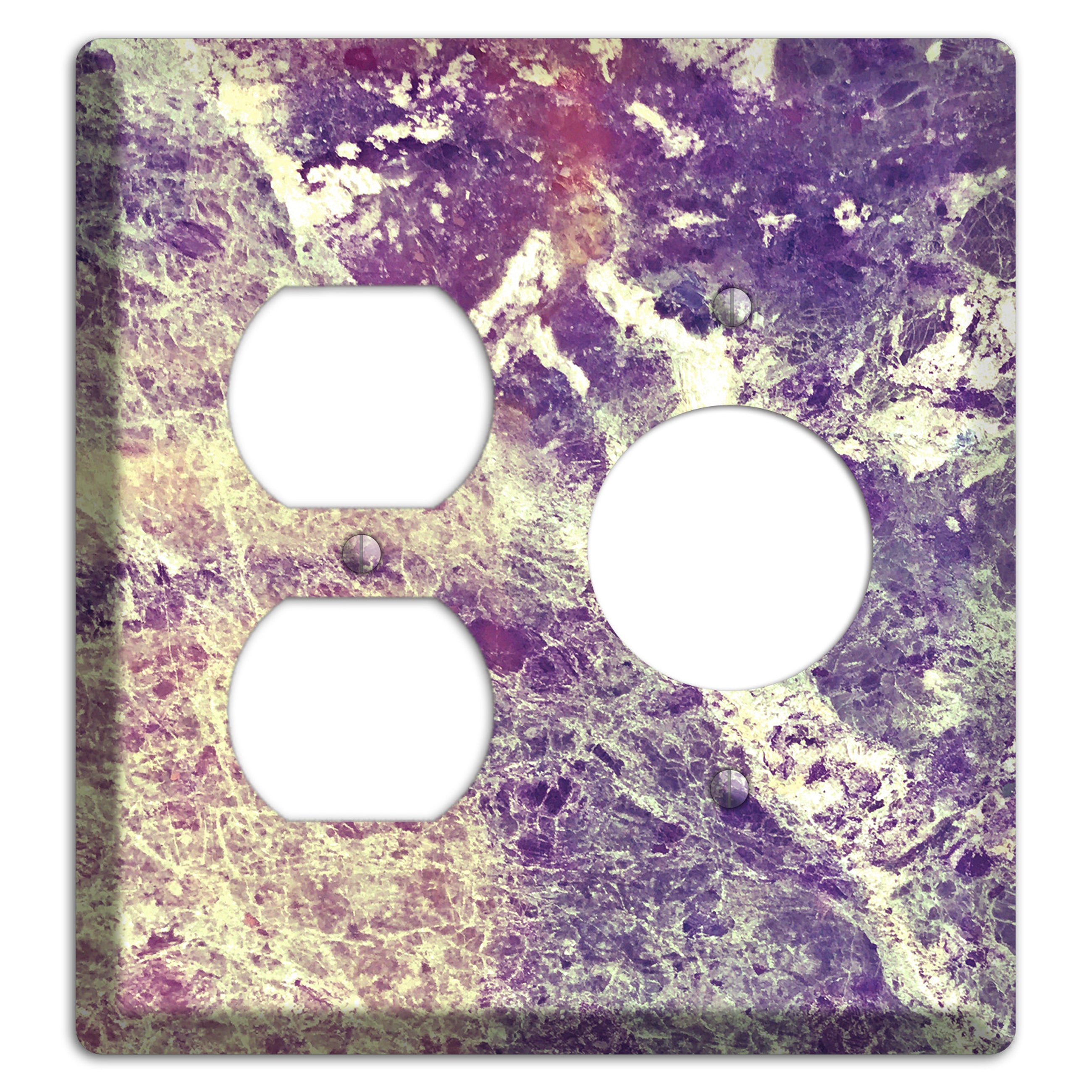 Mamba Marble Duplex / Receptacle Wallplate