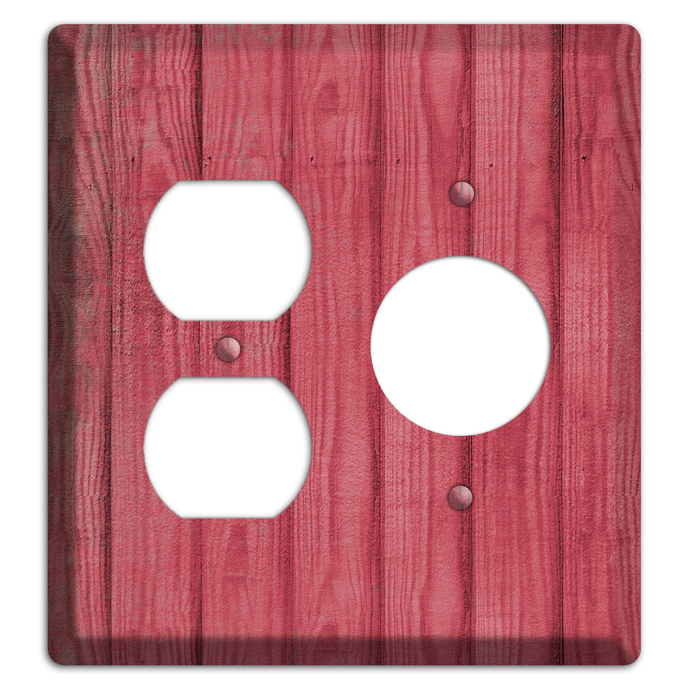 Fuzzy Wuzzy Weathered Wood Duplex / Receptacle Wallplate