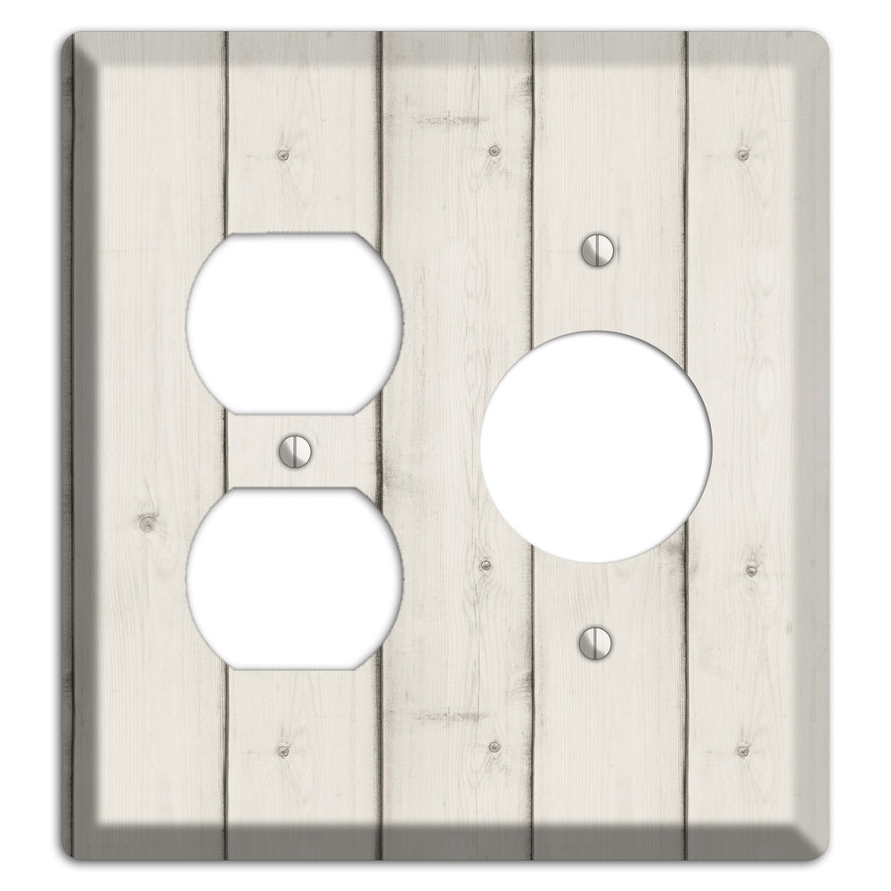 Satin Linen Antique Duplex / Receptacle Wallplate