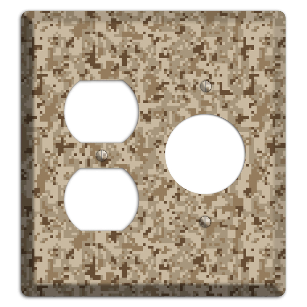 Desert Camo Duplex / Receptacle Wallplate