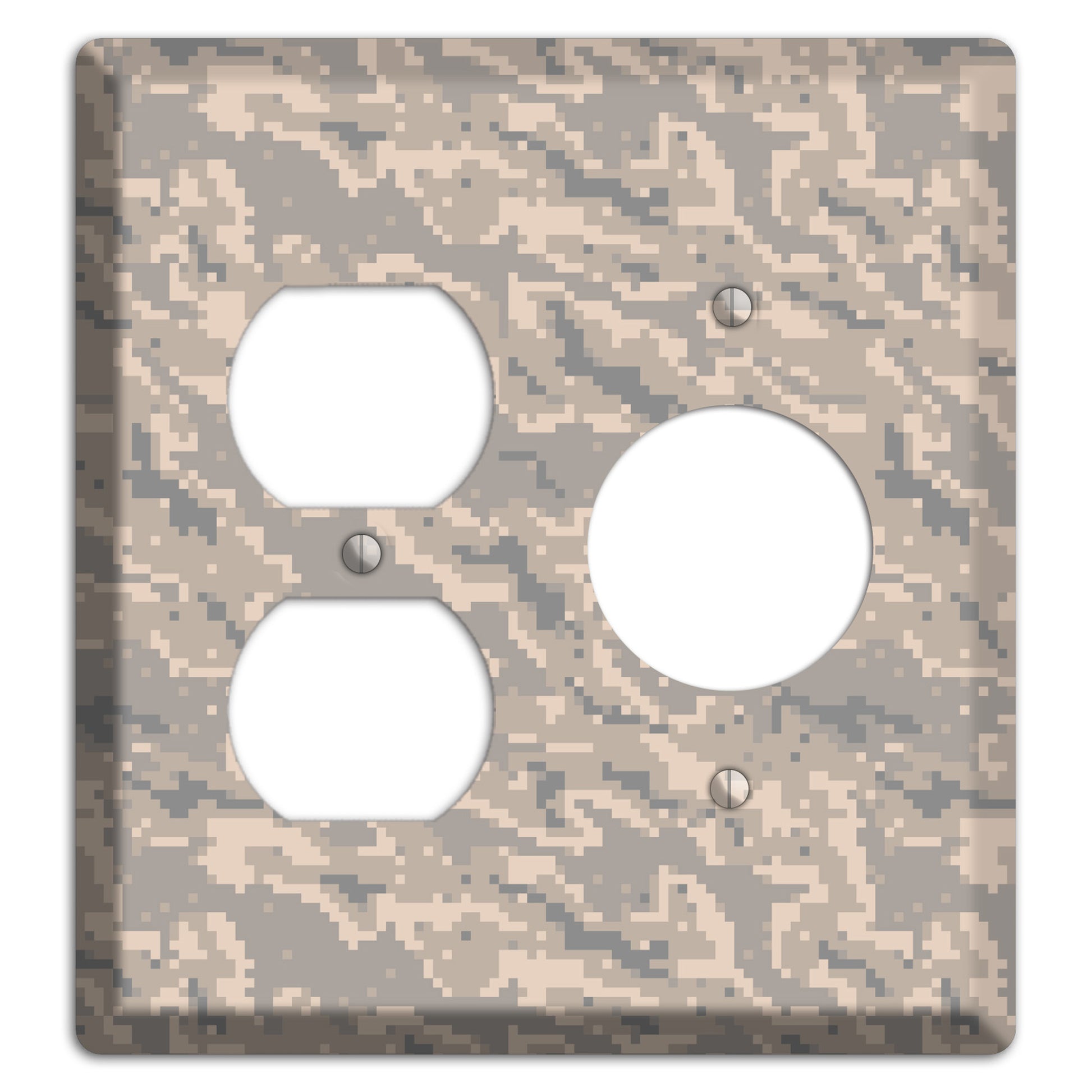 UCAF Tiger Stripe 1 Camo Duplex / Receptacle Wallplate
