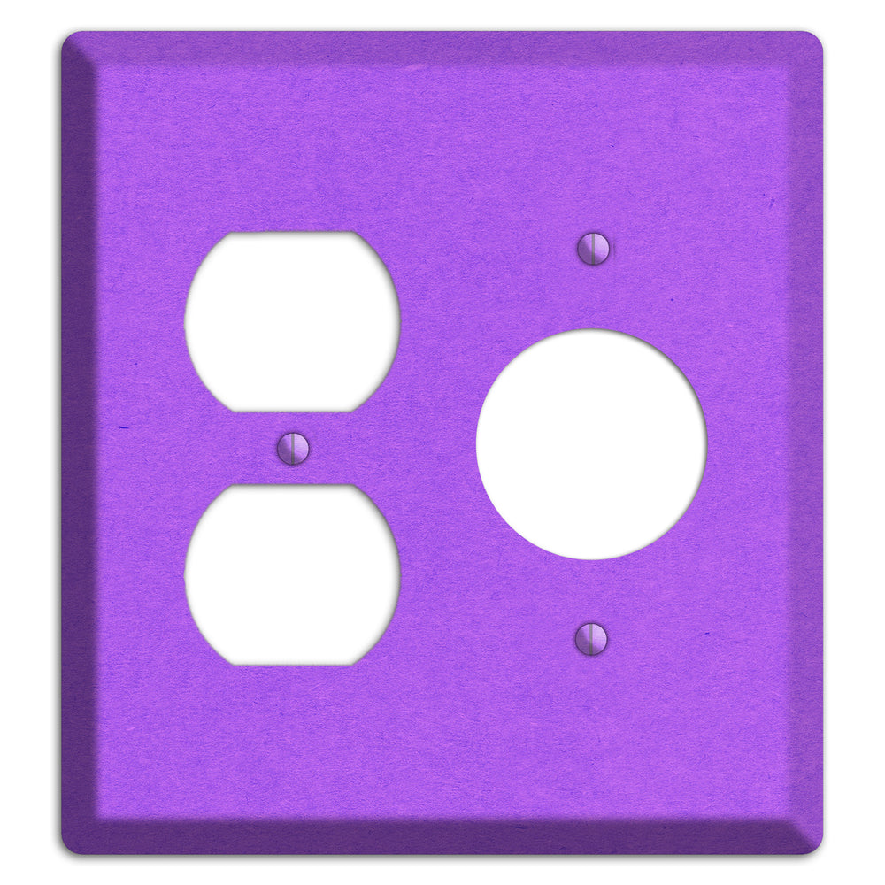 Dark Orchid Kraft Duplex / Receptacle Wallplate