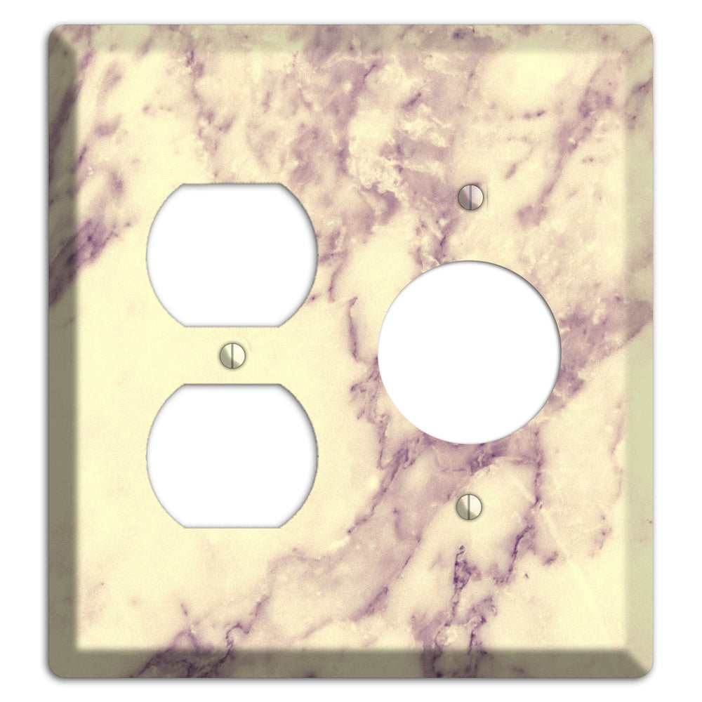 Champagne Marble Duplex / Receptacle Wallplate