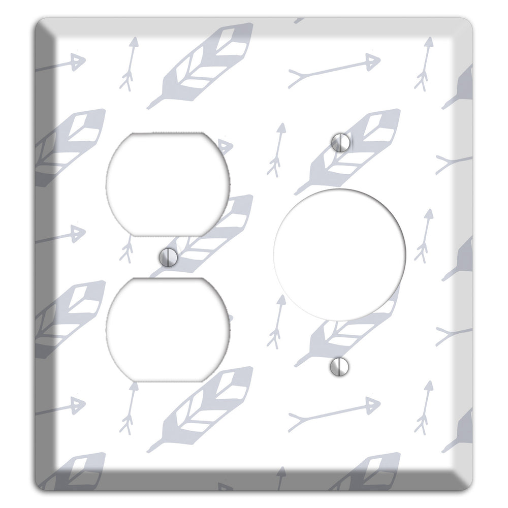 Abstract 22 Duplex / Receptacle Wallplate