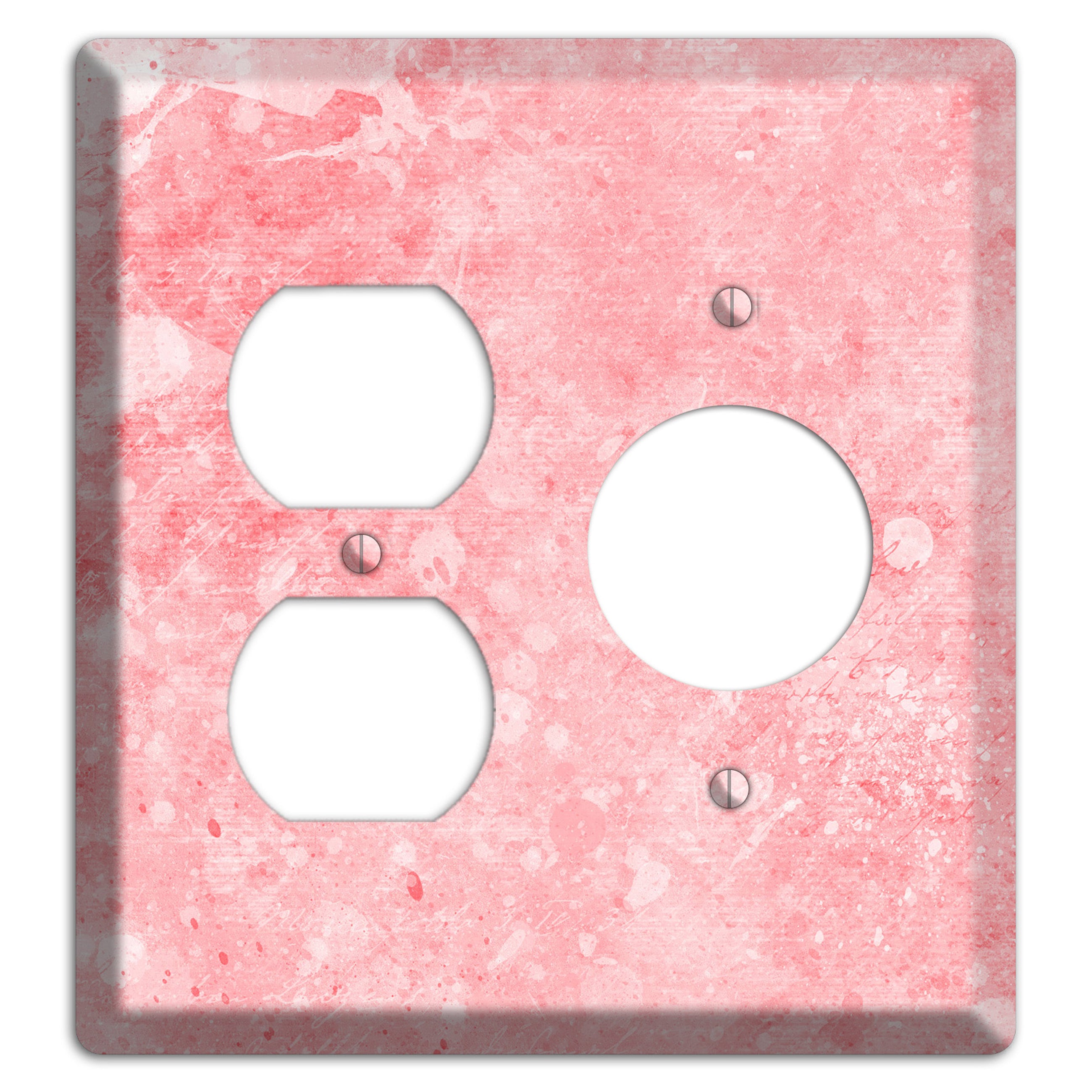 Rose Fog Soft Coral Duplex / Receptacle Wallplate