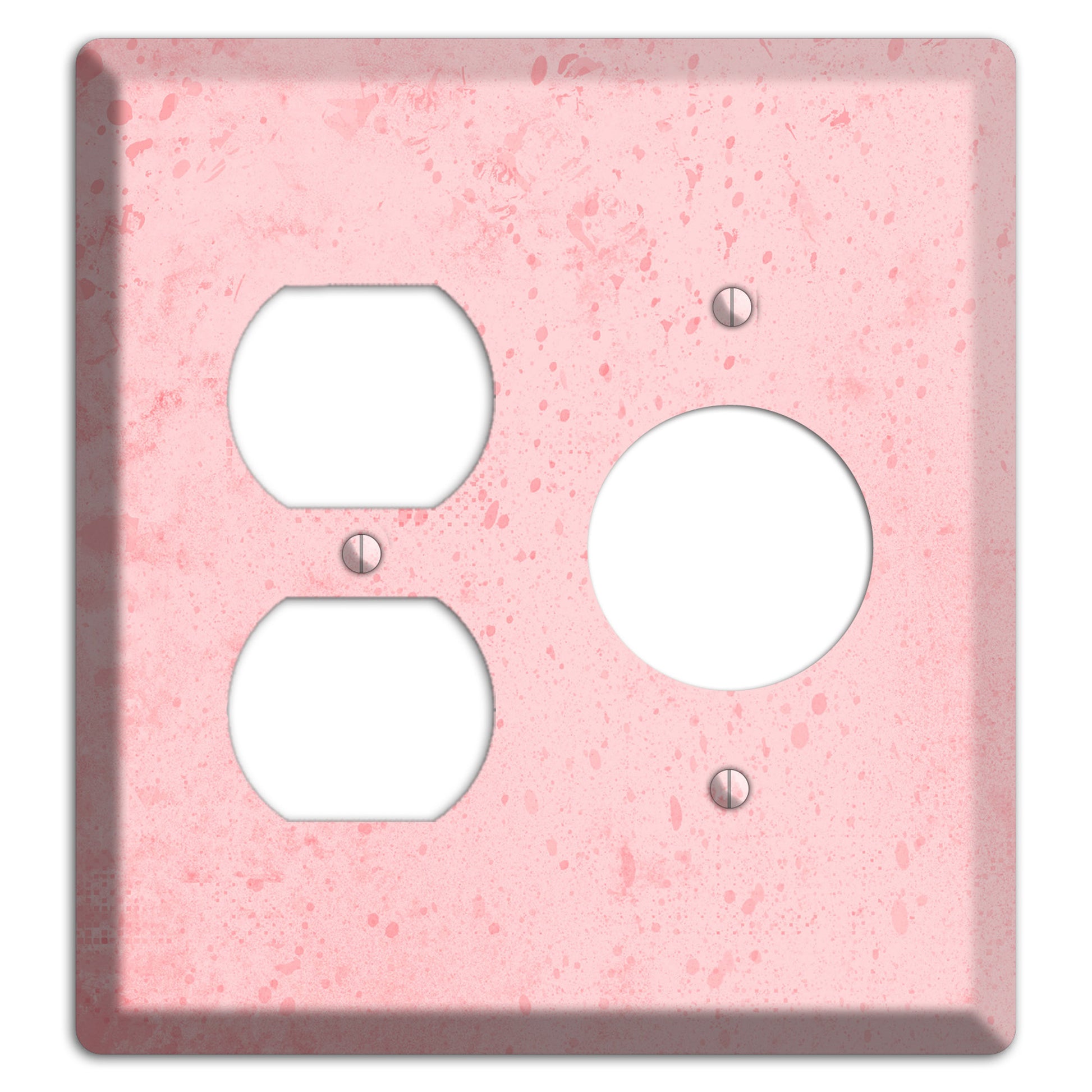ShockingPpink Soft Coral Duplex / Receptacle Wallplate