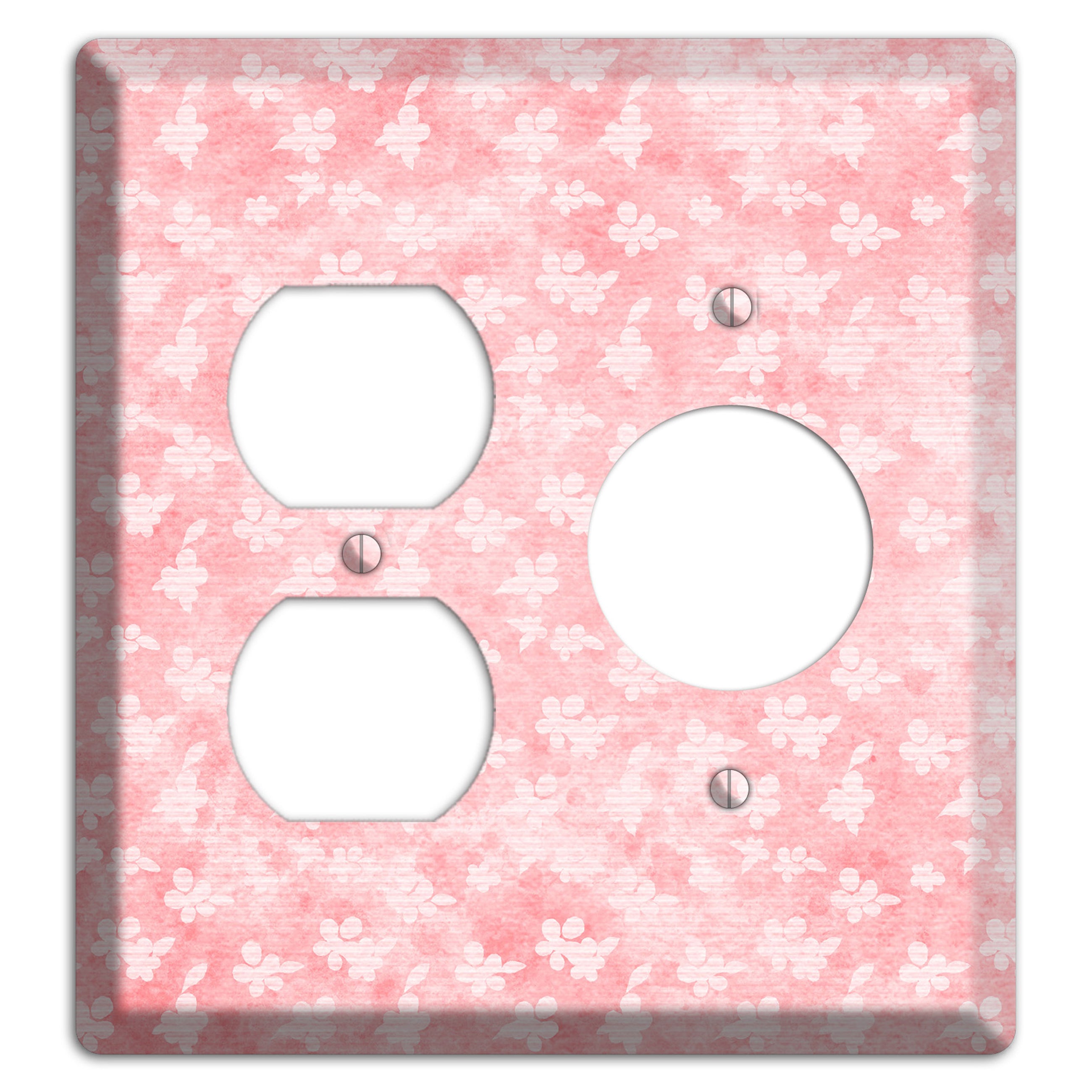 Abbey Soft Coral Duplex / Receptacle Wallplate