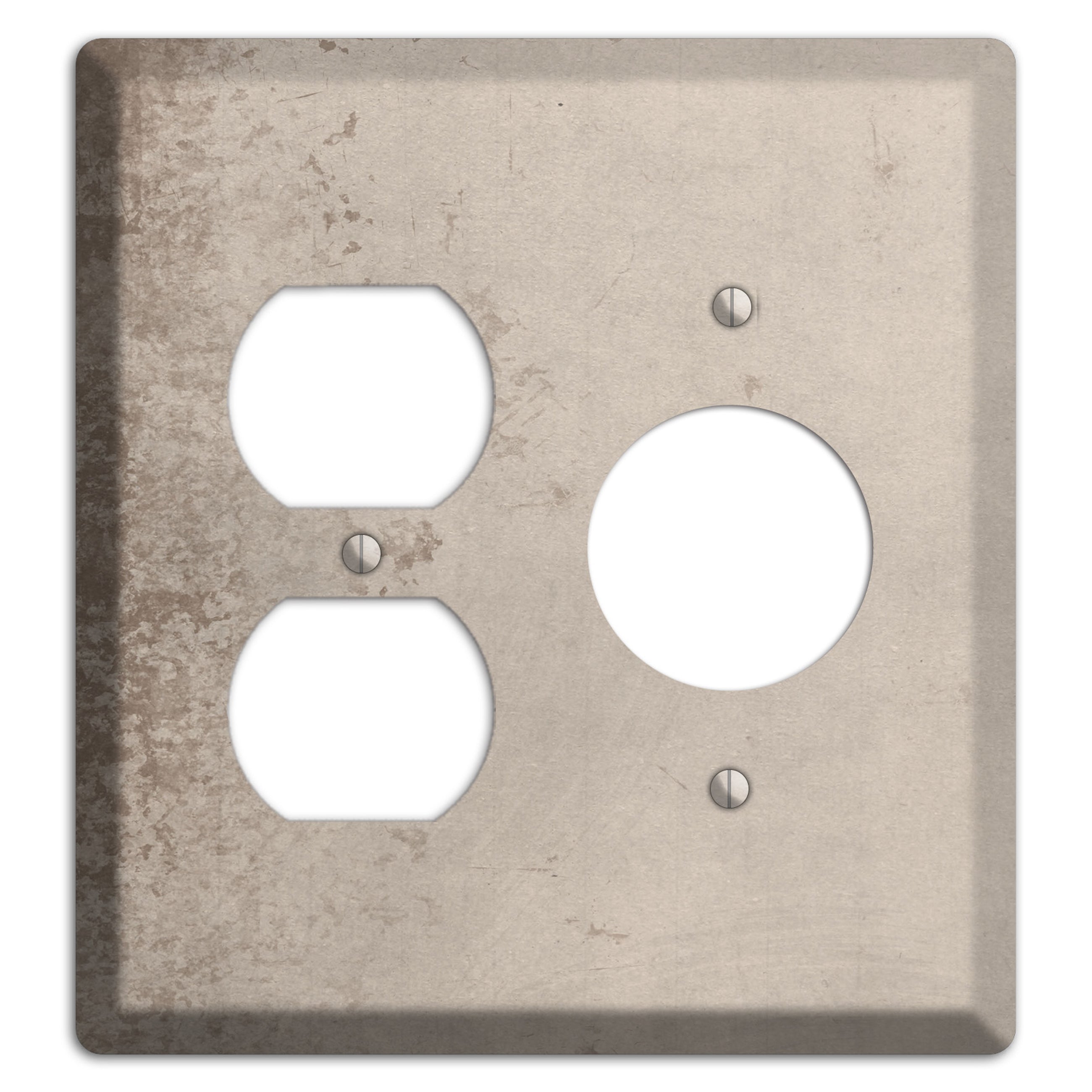 Sisal Vintage Grunge Duplex / Receptacle Wallplate