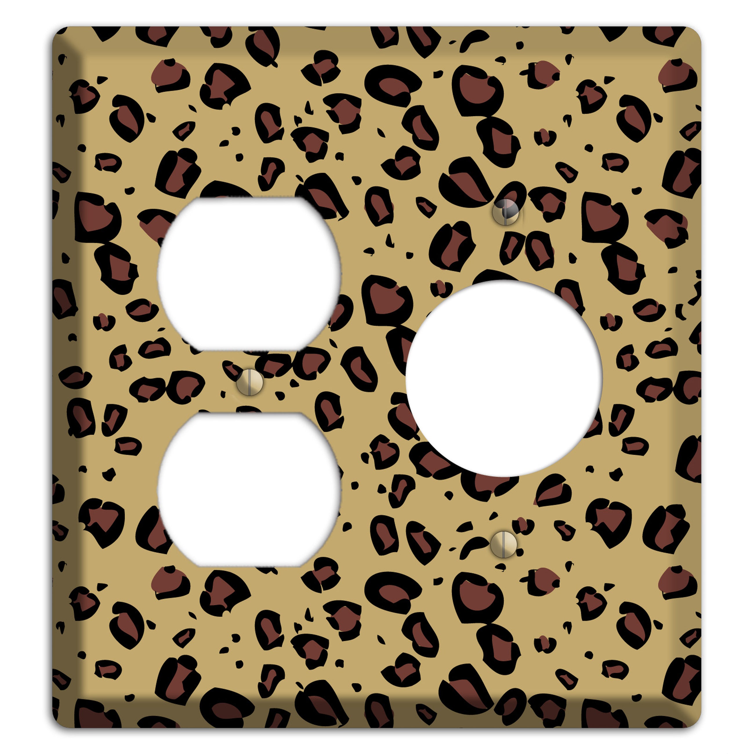 Leopard Duplex / Receptacle Wallplate