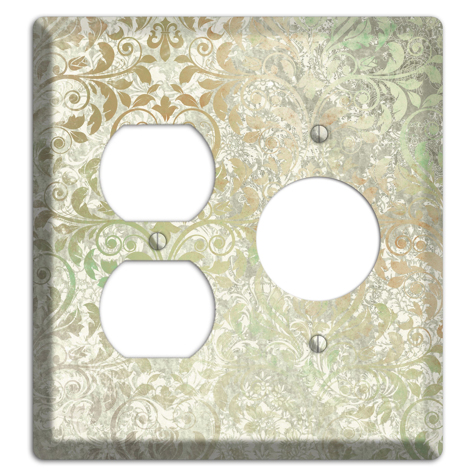 Tana Whimsical Damask Duplex / Receptacle Wallplate