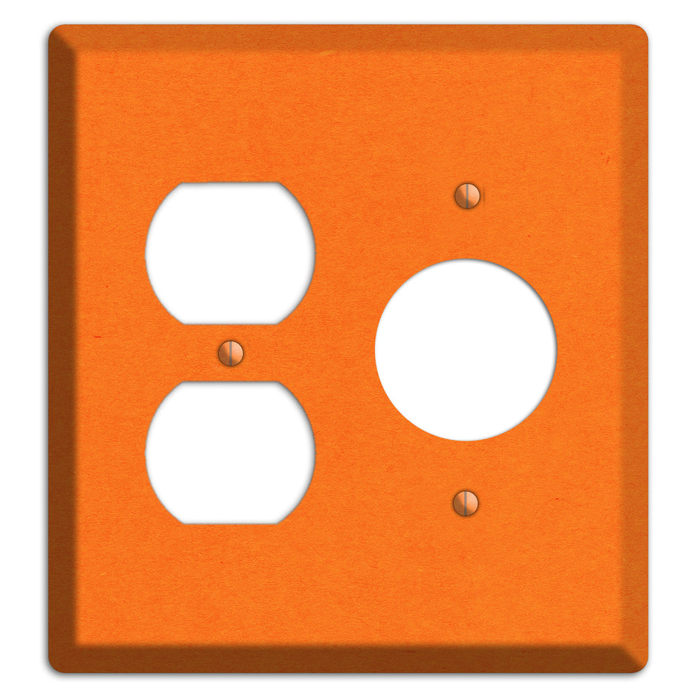 Pumpkin Kraft Duplex / Receptacle Wallplate