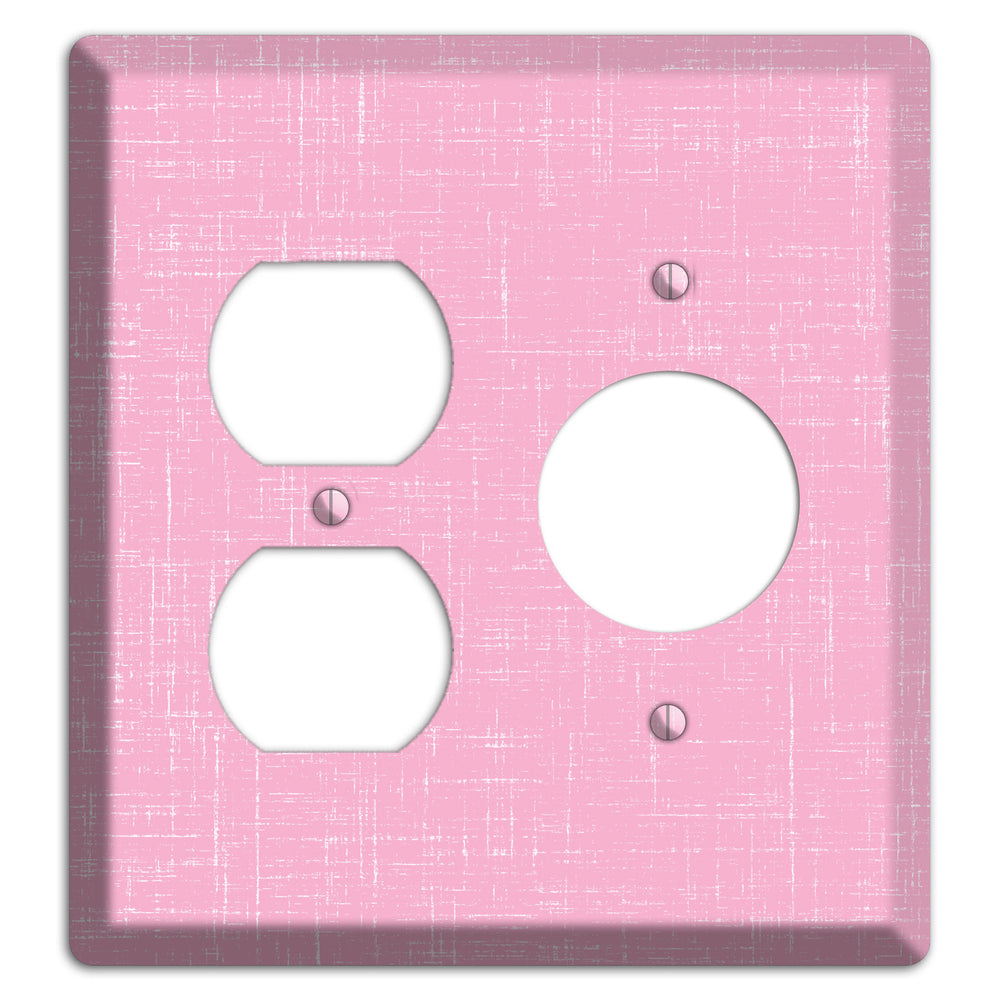 Chantilly Pink Texture Duplex / Receptacle Wallplate