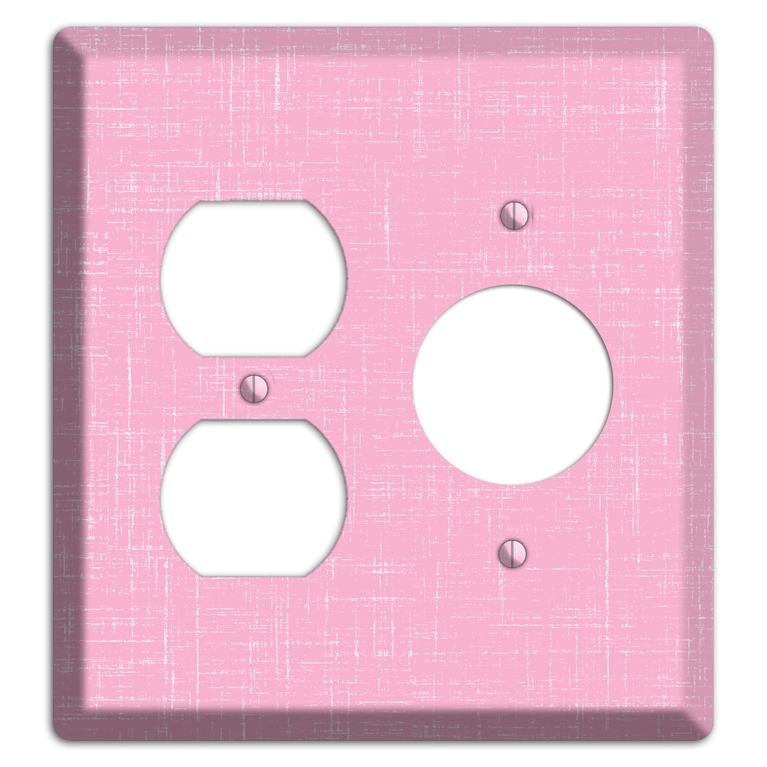 Chantilly Pink Texture Duplex / Receptacle Wallplate