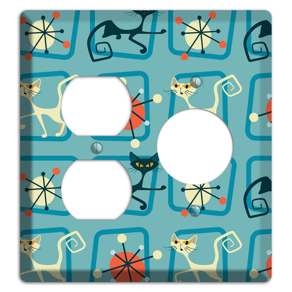 Relaxing Kitties Duplex / Receptacle Wallplate